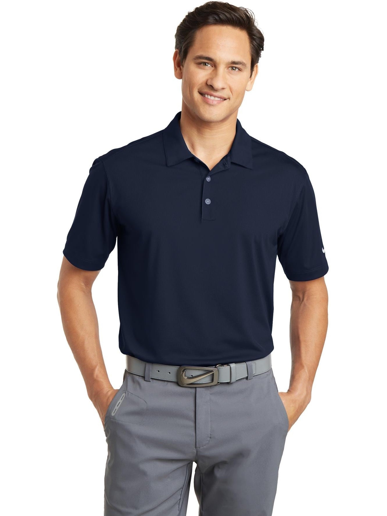 no-logo NIKE Dri-FIT Vertical Mesh Polo-Regular-NIKE-Thread Logic