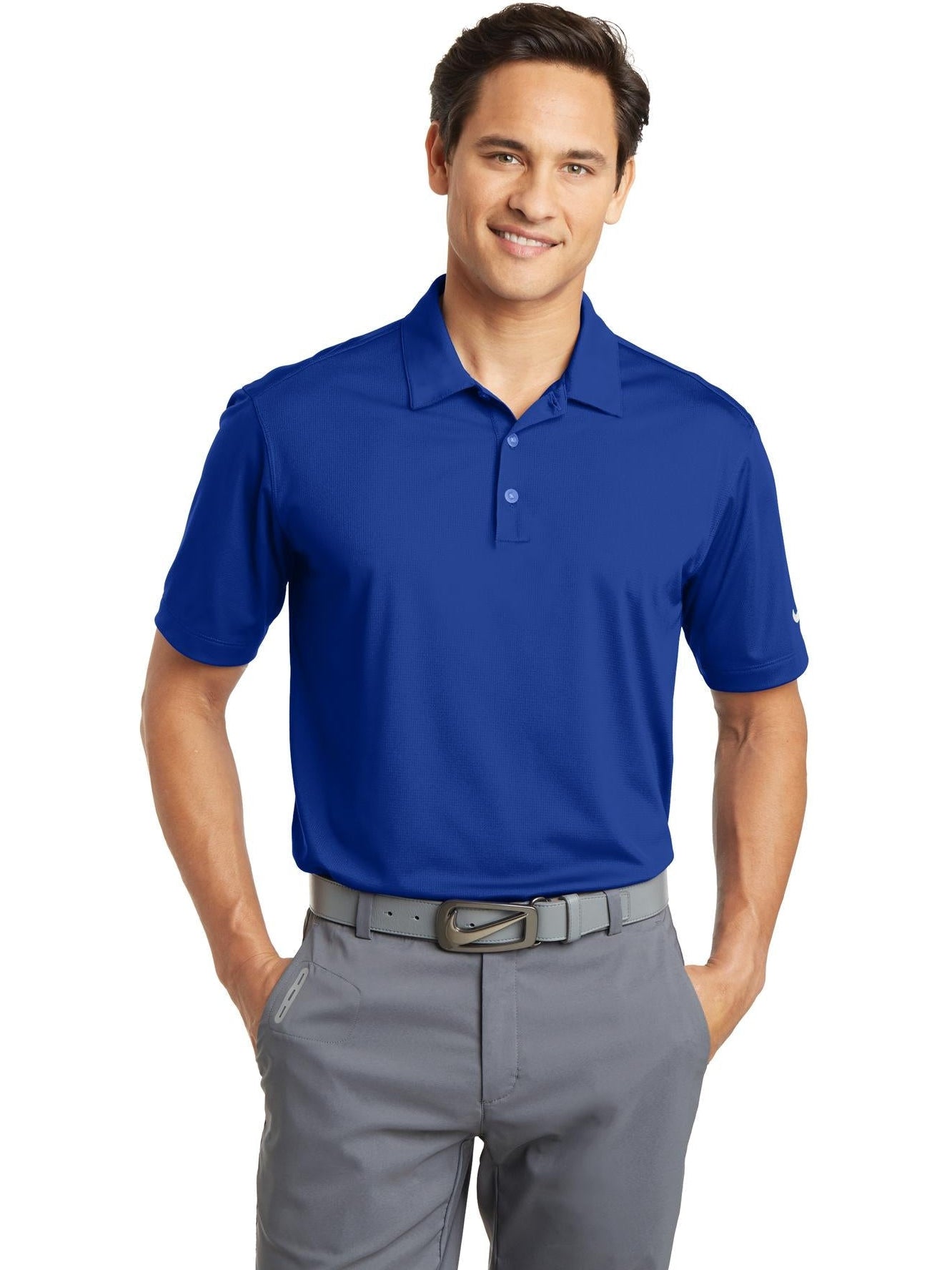 no-logo NIKE Dri-FIT Vertical Mesh Polo-Regular-NIKE-Thread Logic
