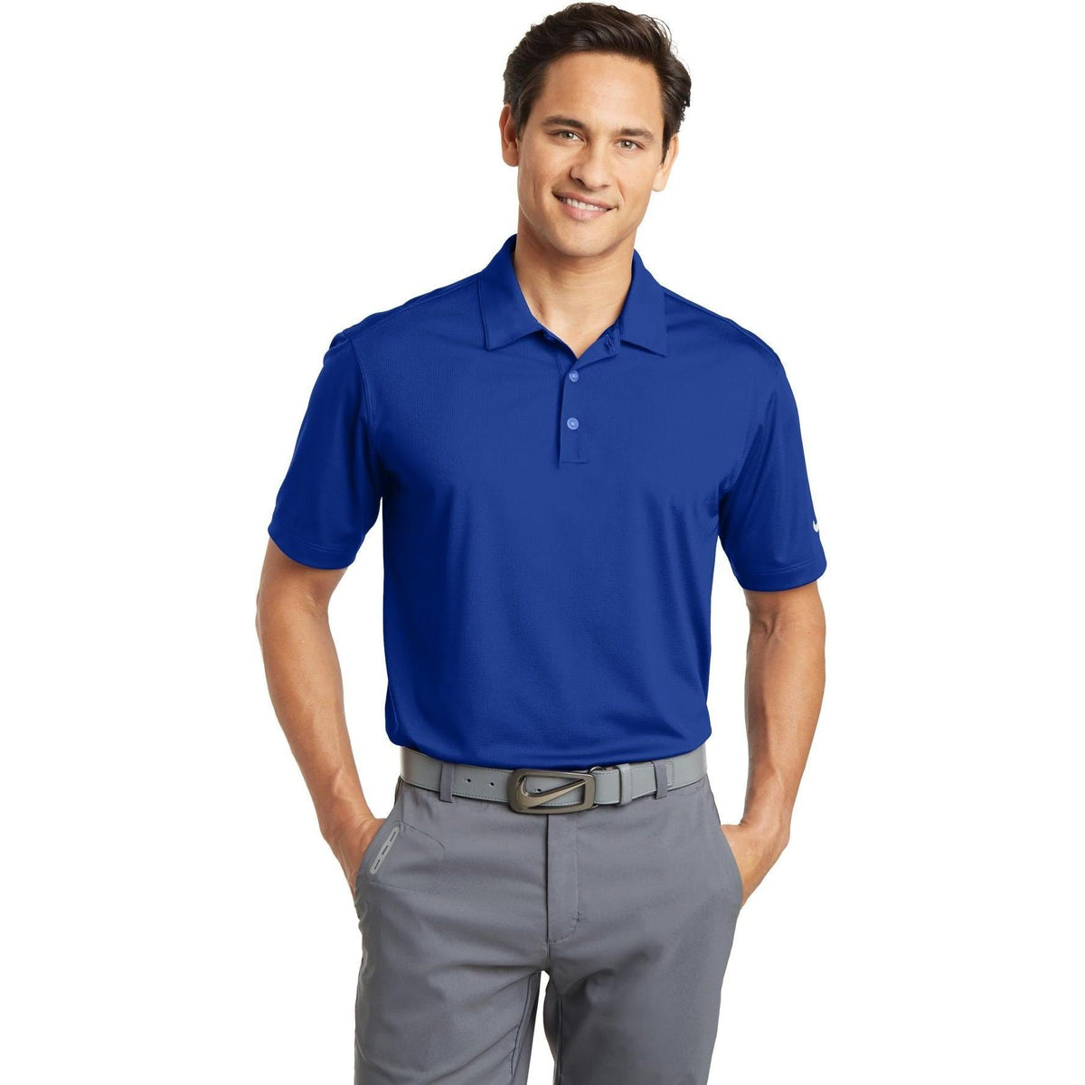 no-logo NIKE Dri-FIT Vertical Mesh Polo-Regular-Nike-Thread Logic