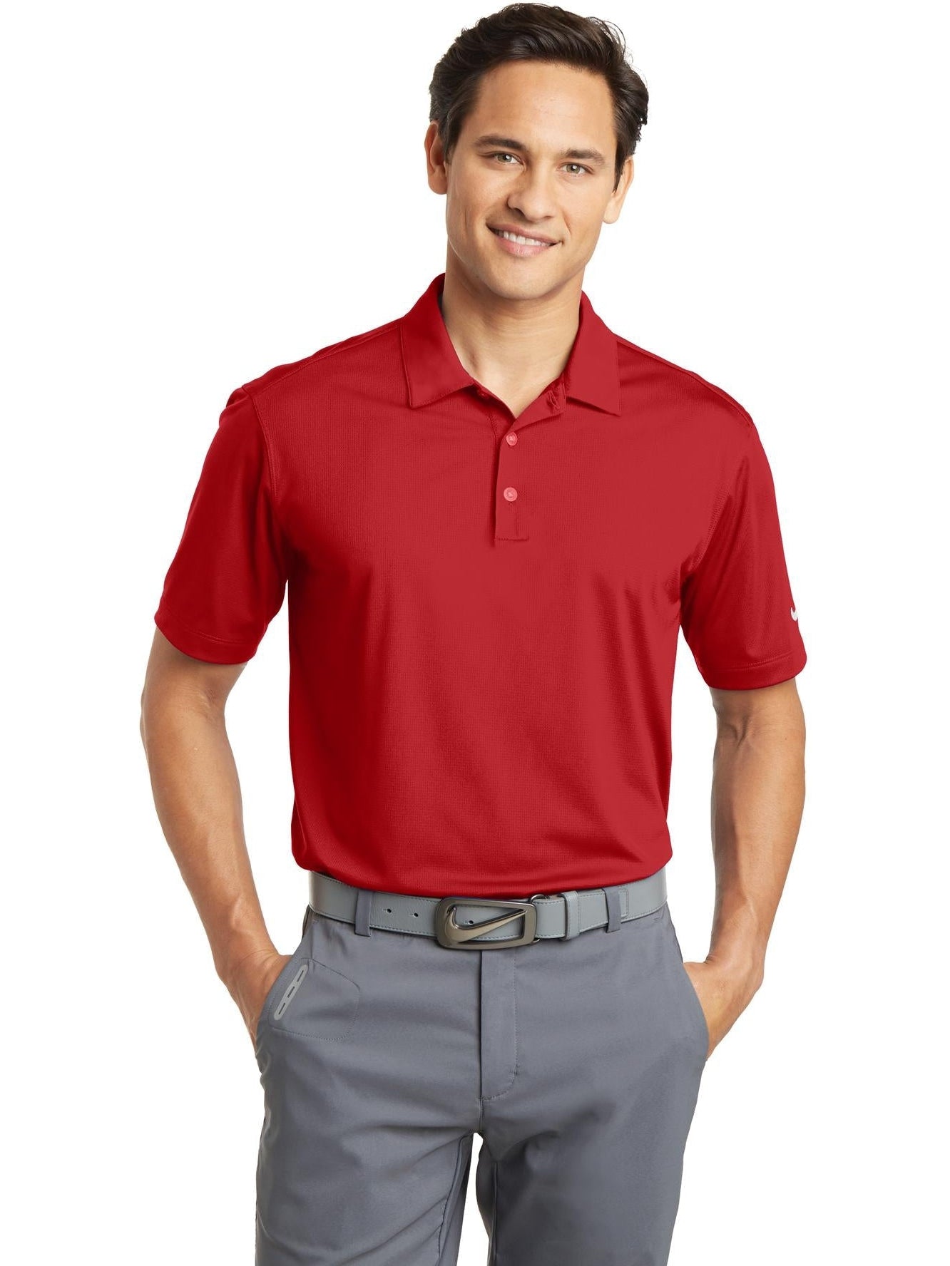 no-logo NIKE Dri-FIT Vertical Mesh Polo-Regular-NIKE-Thread Logic