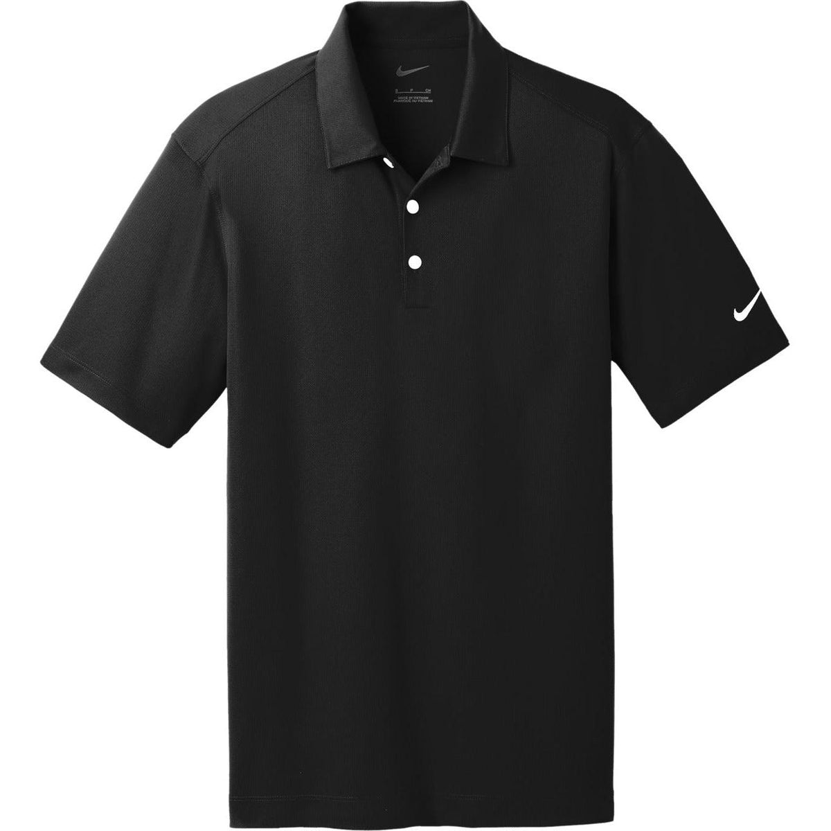 no-logo NIKE Dri-FIT Vertical Mesh Polo-Regular-Nike-Black-S-Thread Logic