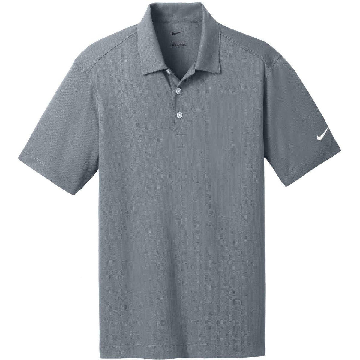 no-logo NIKE Dri-FIT Vertical Mesh Polo-Regular-Nike-Cool Grey-S-Thread Logic