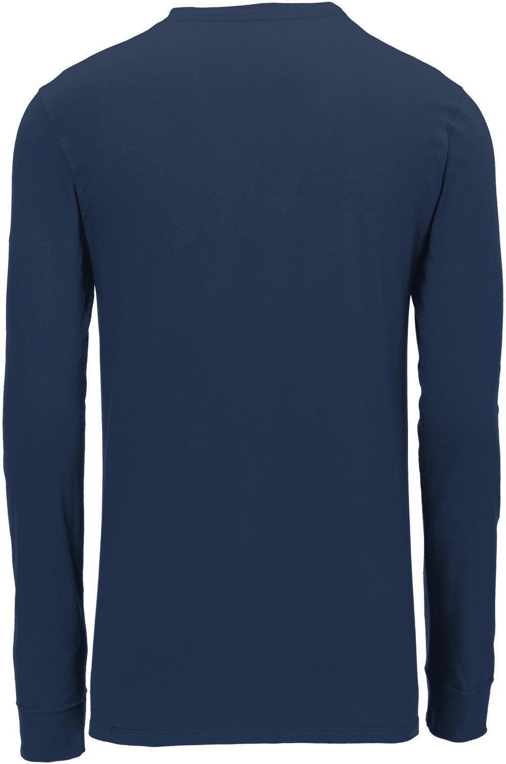 no-logo NIKE Dri-Fit Cotton/Poly Long Sleeve Tee-Regular-NIKE-Thread Logic