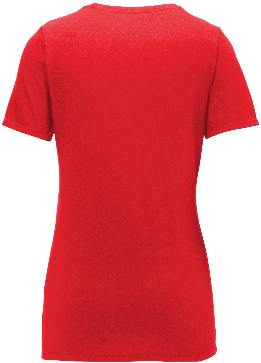 no-logo NIKE Ladies Dri-FIT Cotton/Poly Scoop Neck Tee-Regular-NIKE-Thread Logic