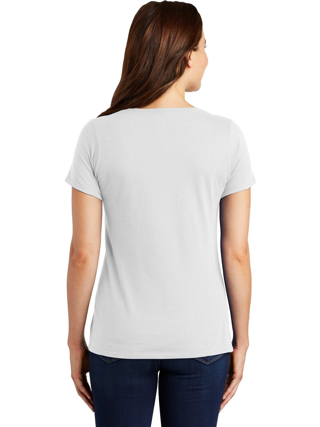 no-logo NIKE Ladies Dri-FIT Cotton/Poly Scoop Neck Tee-Regular-NIKE-Thread Logic