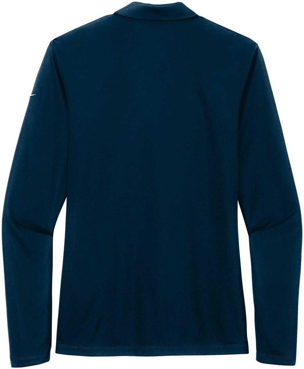 no-logo NIKE Ladies Dri-FIT Micro Pique 2.0 Long Sleeve Polo-Regular-NIKE-Thread Logic