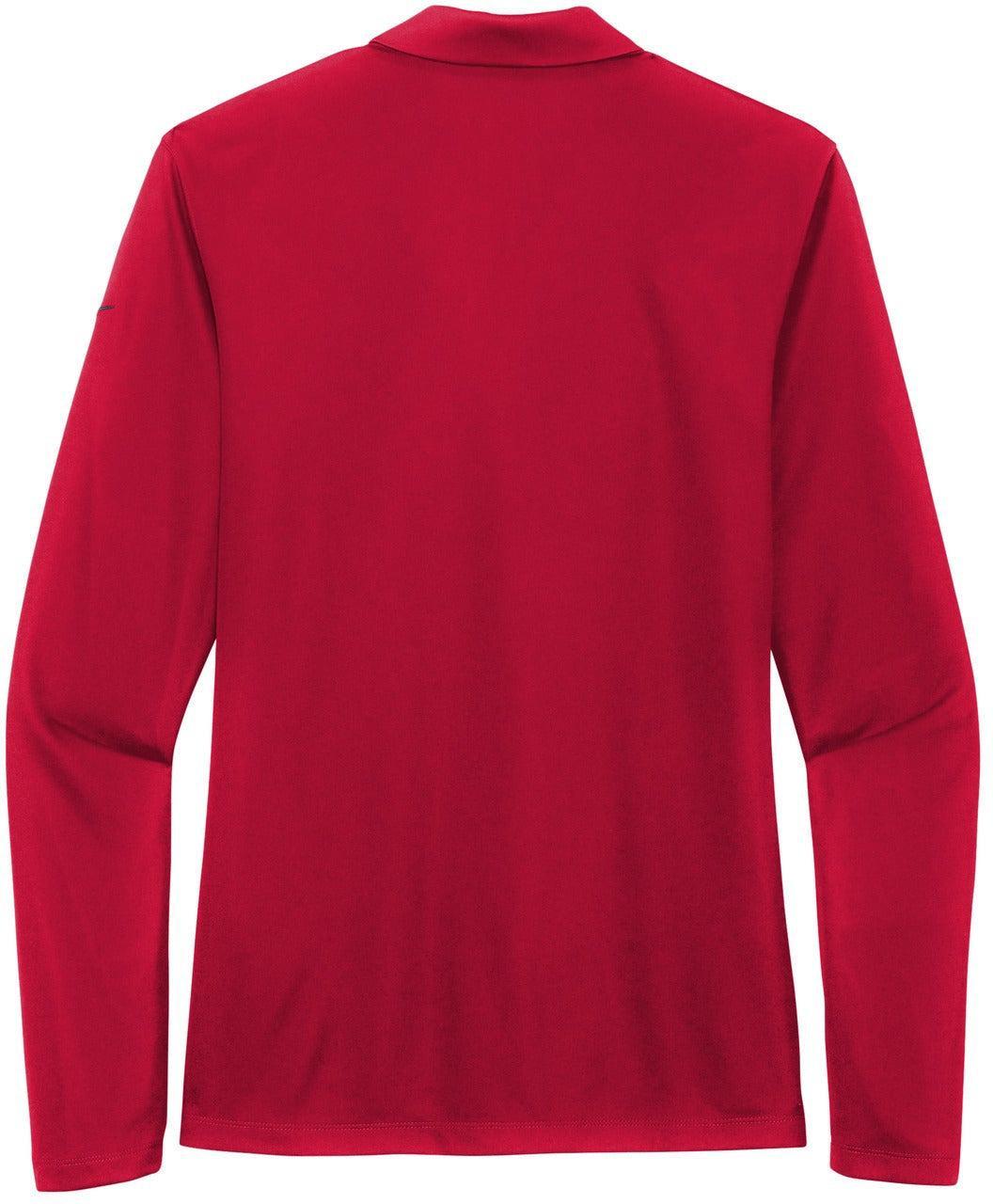no-logo NIKE Ladies Dri-FIT Micro Pique 2.0 Long Sleeve Polo-Regular-NIKE-Thread Logic