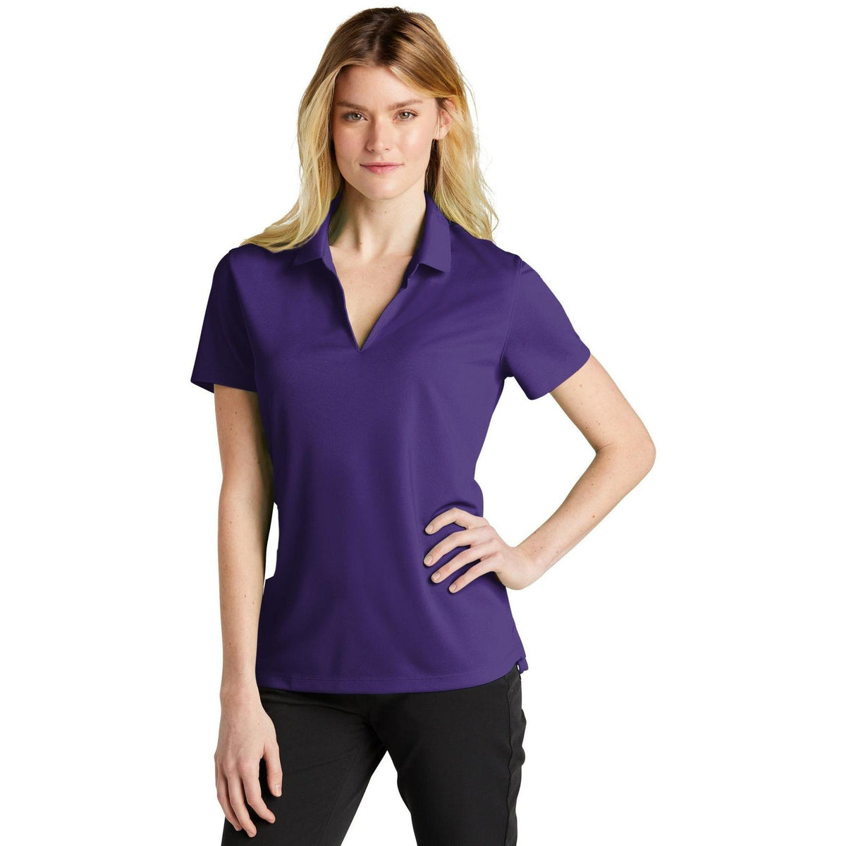 no-logo NIKE Ladies Dri-FIT Micro Pique 2.0 Polo-Regular-NIKE-Thread Logic