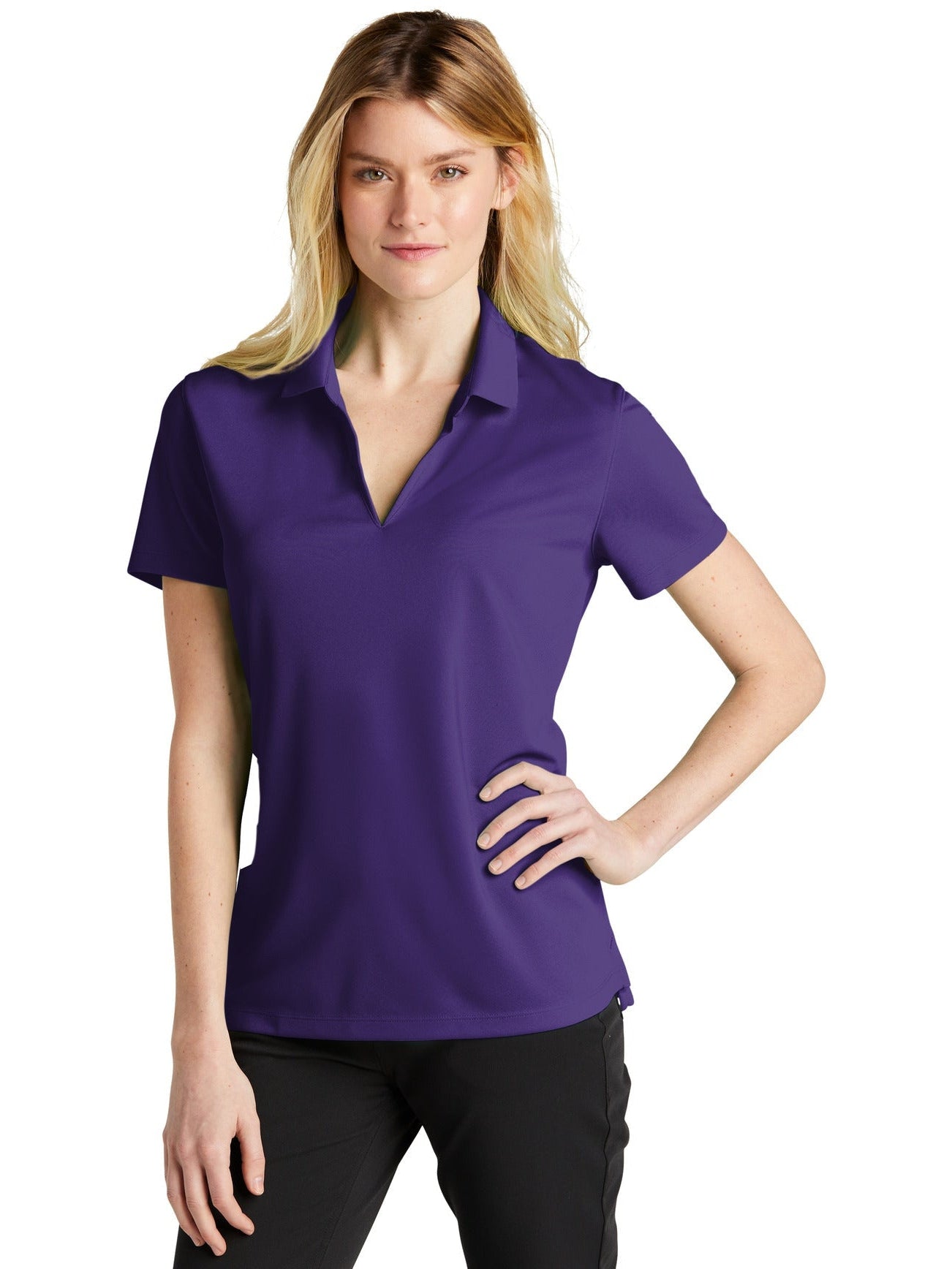 no-logo NIKE Ladies Dri-FIT Micro Pique 2.0 Polo-Regular-NIKE-Thread Logic