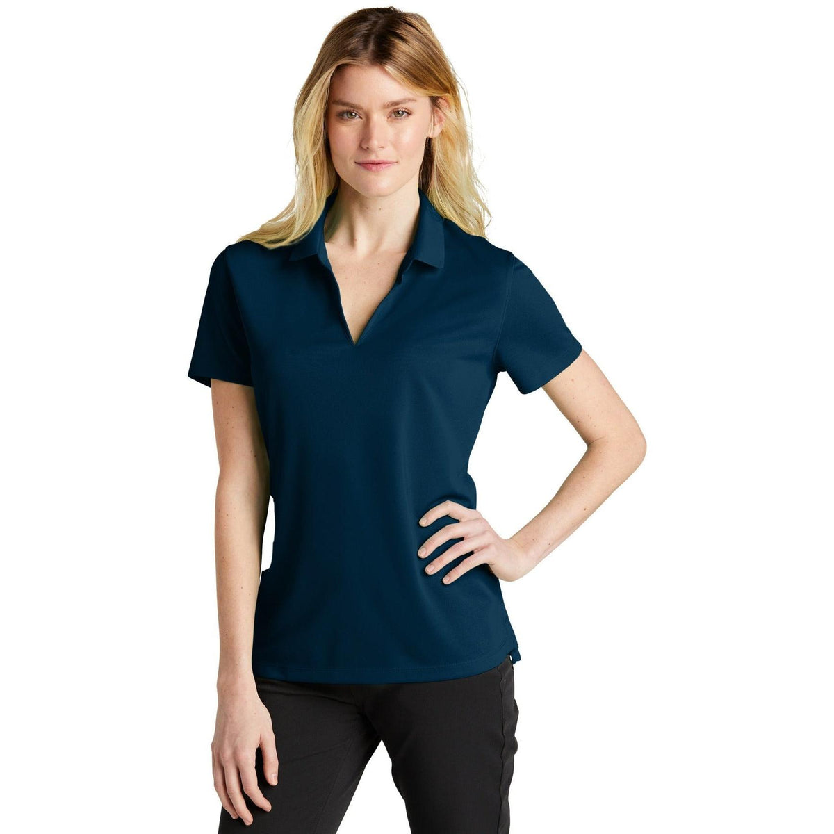 no-logo NIKE Ladies Dri-FIT Micro Pique 2.0 Polo-Regular-NIKE-Thread Logic