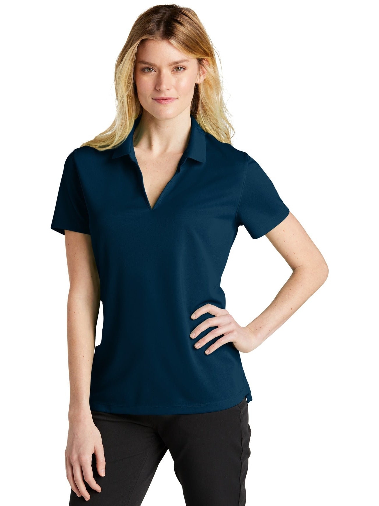 no-logo NIKE Ladies Dri-FIT Micro Pique 2.0 Polo-Regular-NIKE-Thread Logic