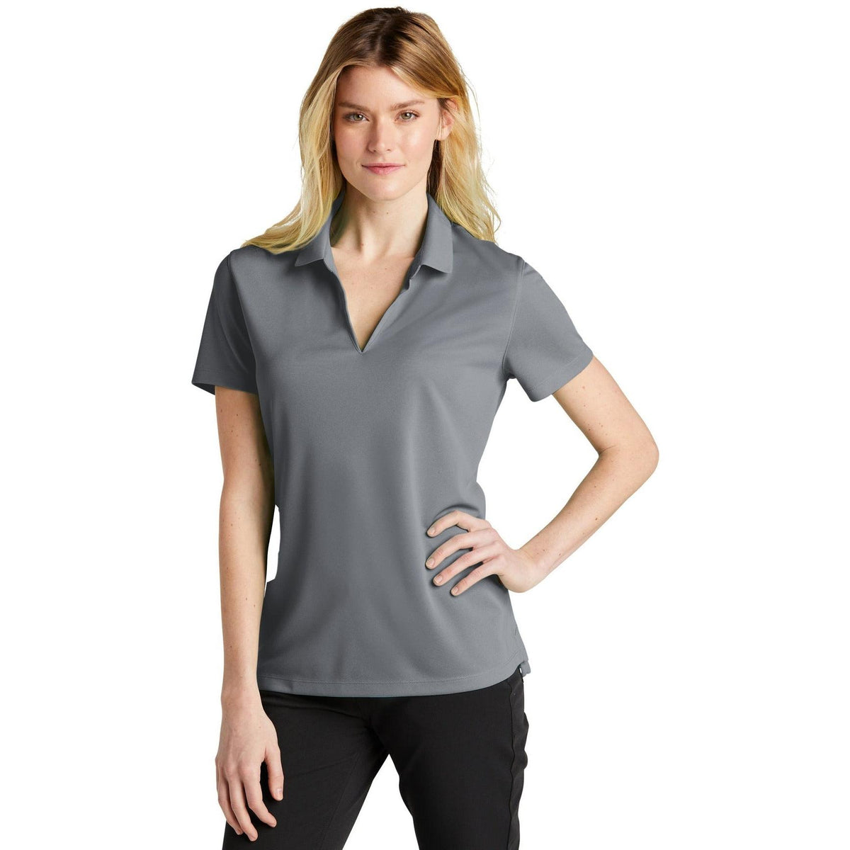 no-logo NIKE Ladies Dri-FIT Micro Pique 2.0 Polo-Regular-NIKE-Thread Logic