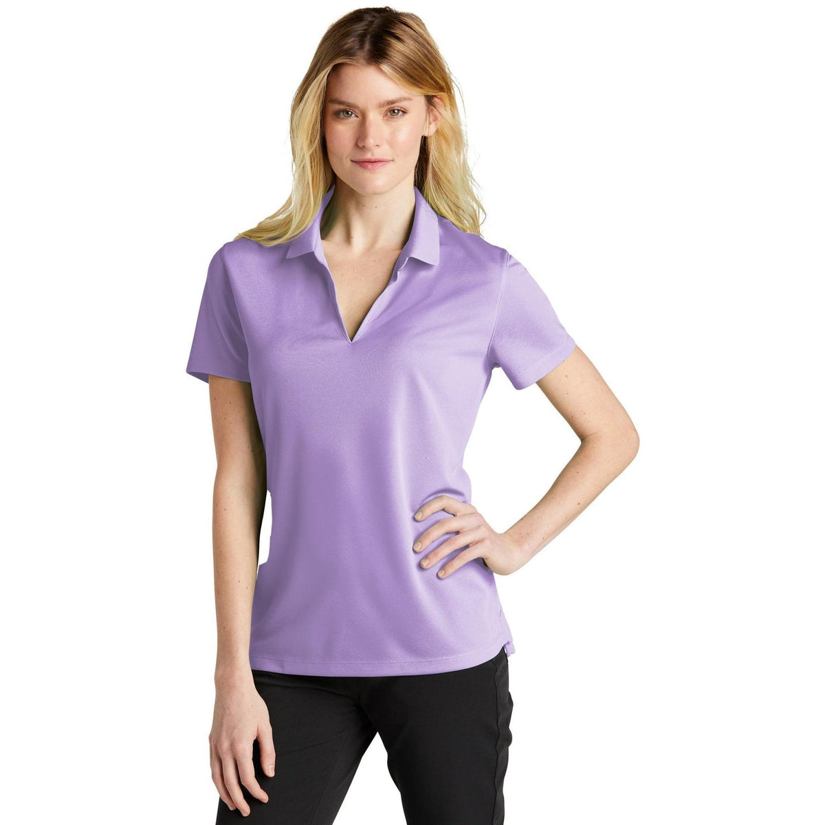 no-logo NIKE Ladies Dri-FIT Micro Pique 2.0 Polo-Regular-NIKE-Thread Logic