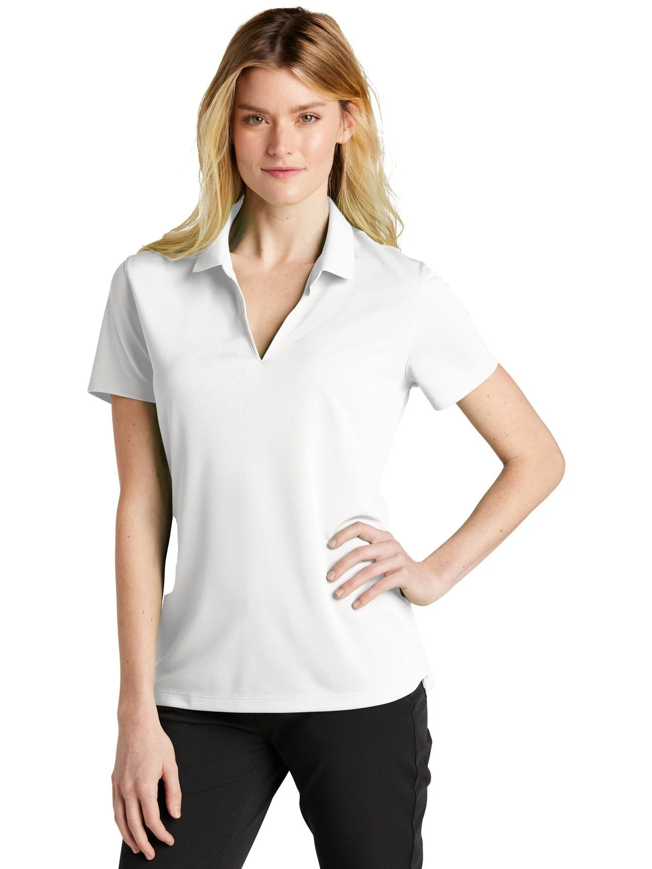 no-logo NIKE Ladies Dri-FIT Micro Pique 2.0 Polo-Regular-NIKE-Thread Logic