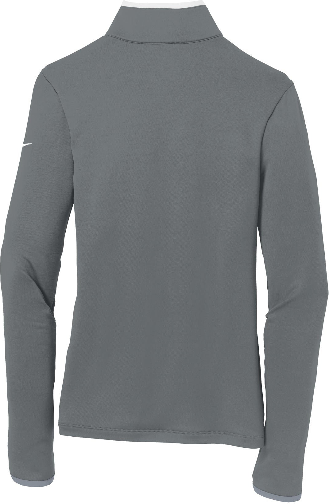 no-logo NIKE Ladies Dri-FIT Stretch 1/2-Zip Cover-Up-Regular-NIKE-Thread Logic