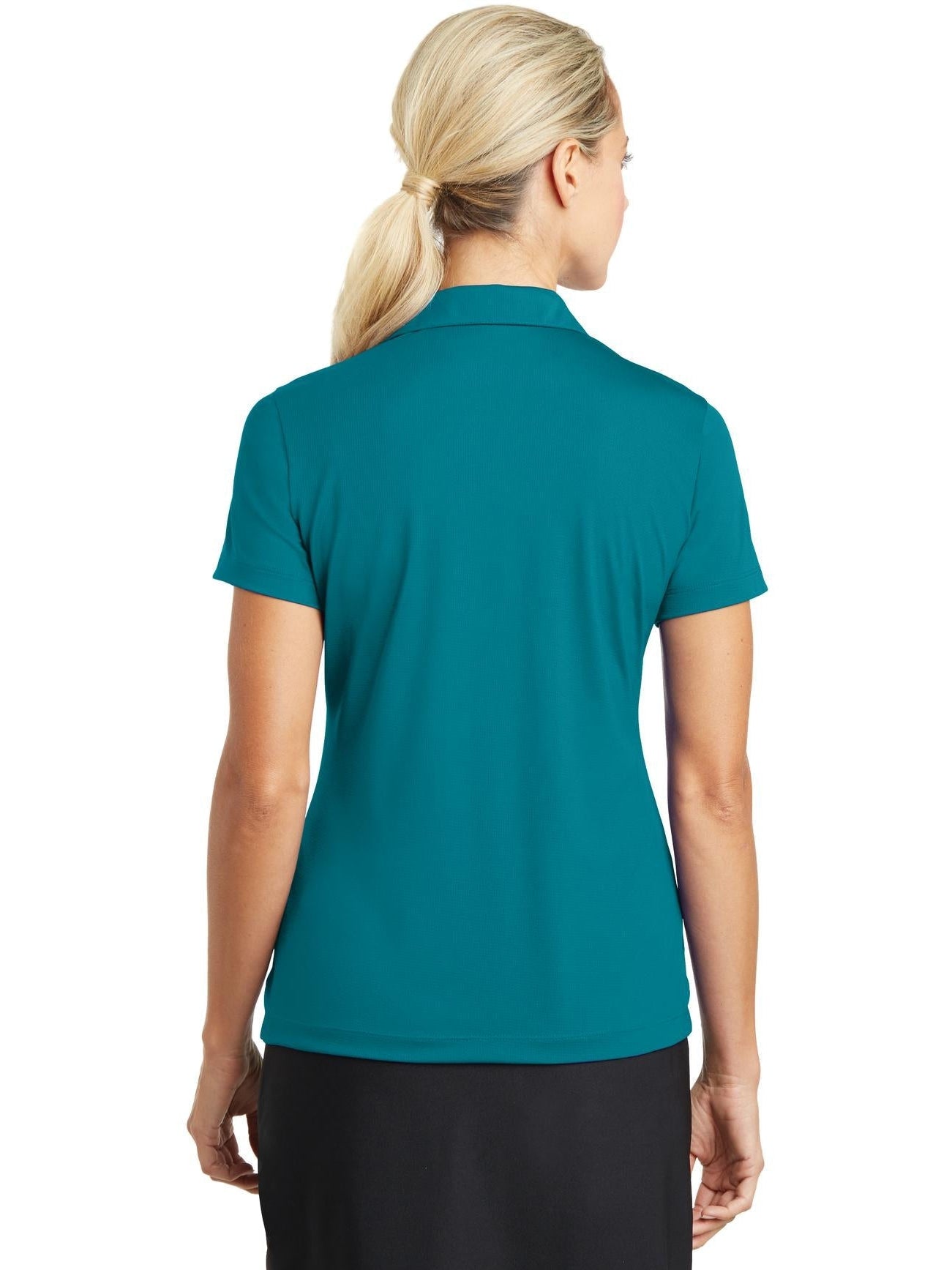 no-logo NIKE Ladies Dri-FIT Vertical Mesh Polo-Active-NIKE-Thread Logic