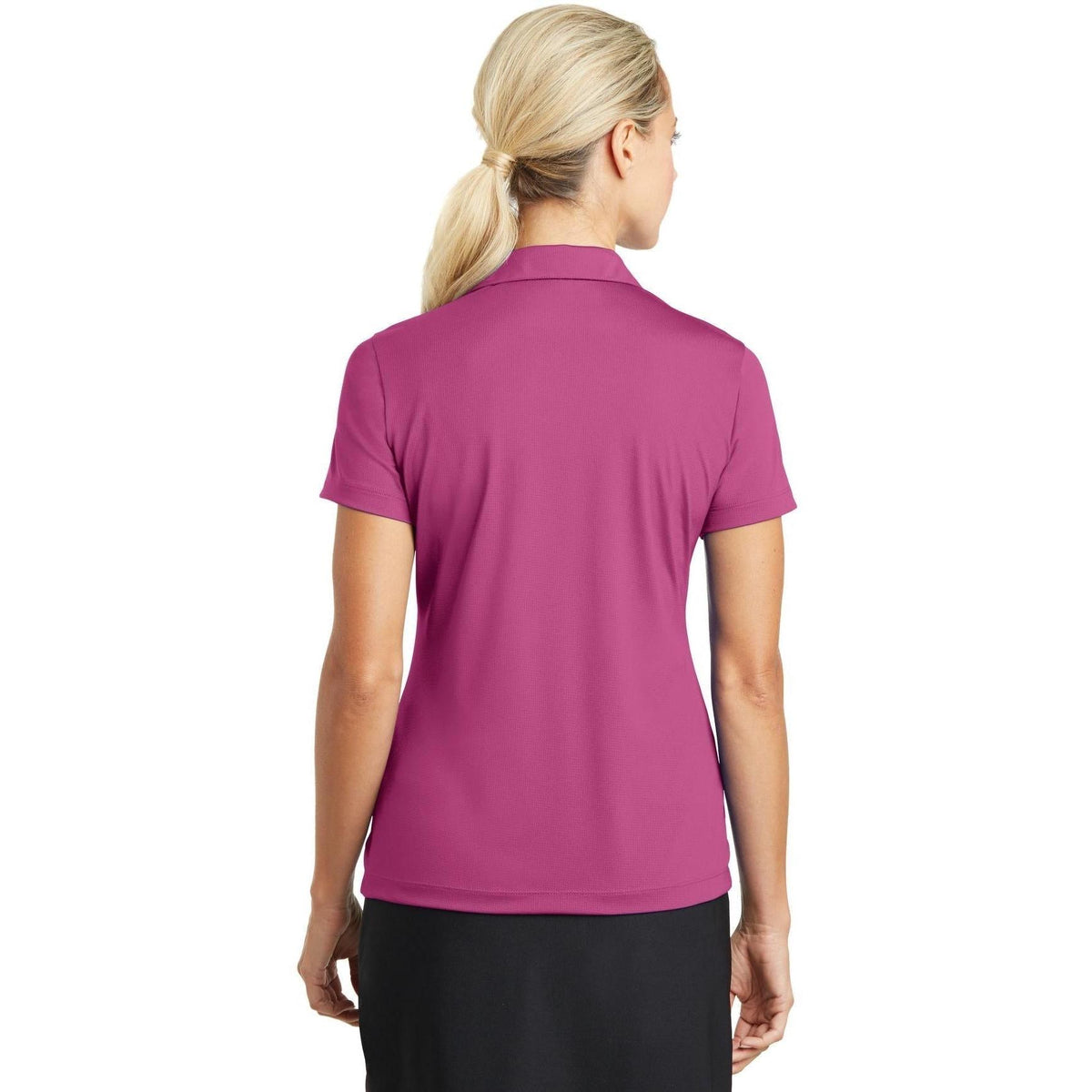 no-logo NIKE Women's Dri-FIT Vertical Mesh Polo-Regular-Nike-Thread Logic
