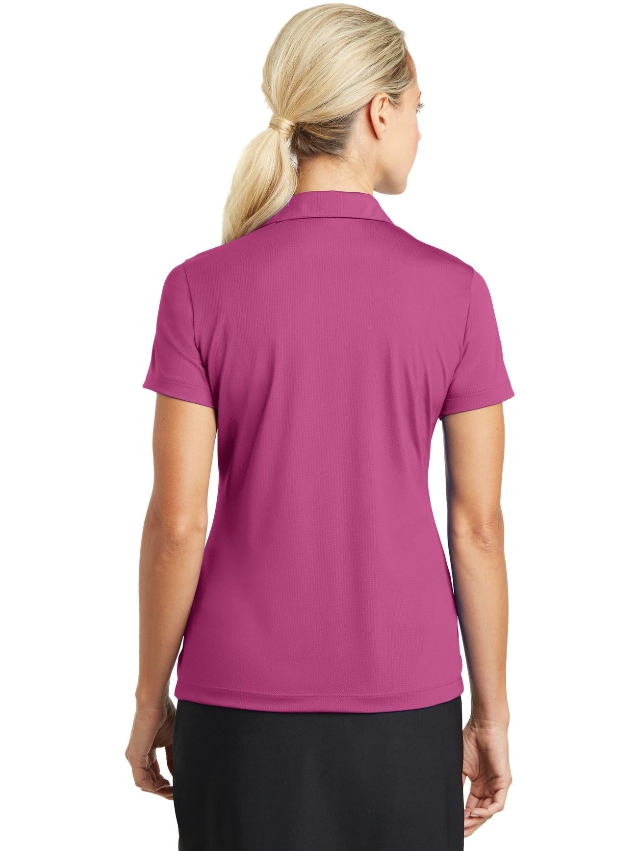 no-logo NIKE Ladies Dri-FIT Vertical Mesh Polo-Active-NIKE-Thread Logic