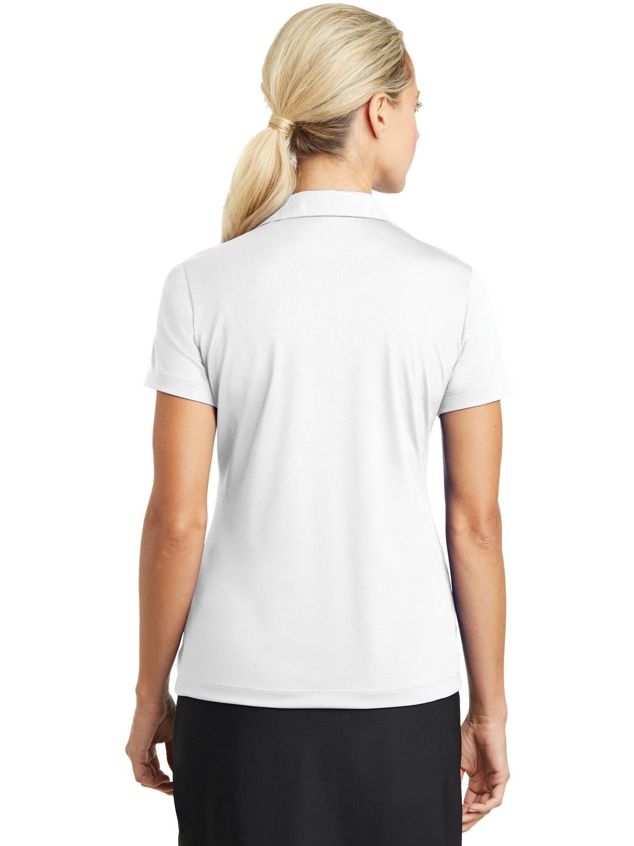 no-logo NIKE Ladies Dri-FIT Vertical Mesh Polo-Active-NIKE-Thread Logic
