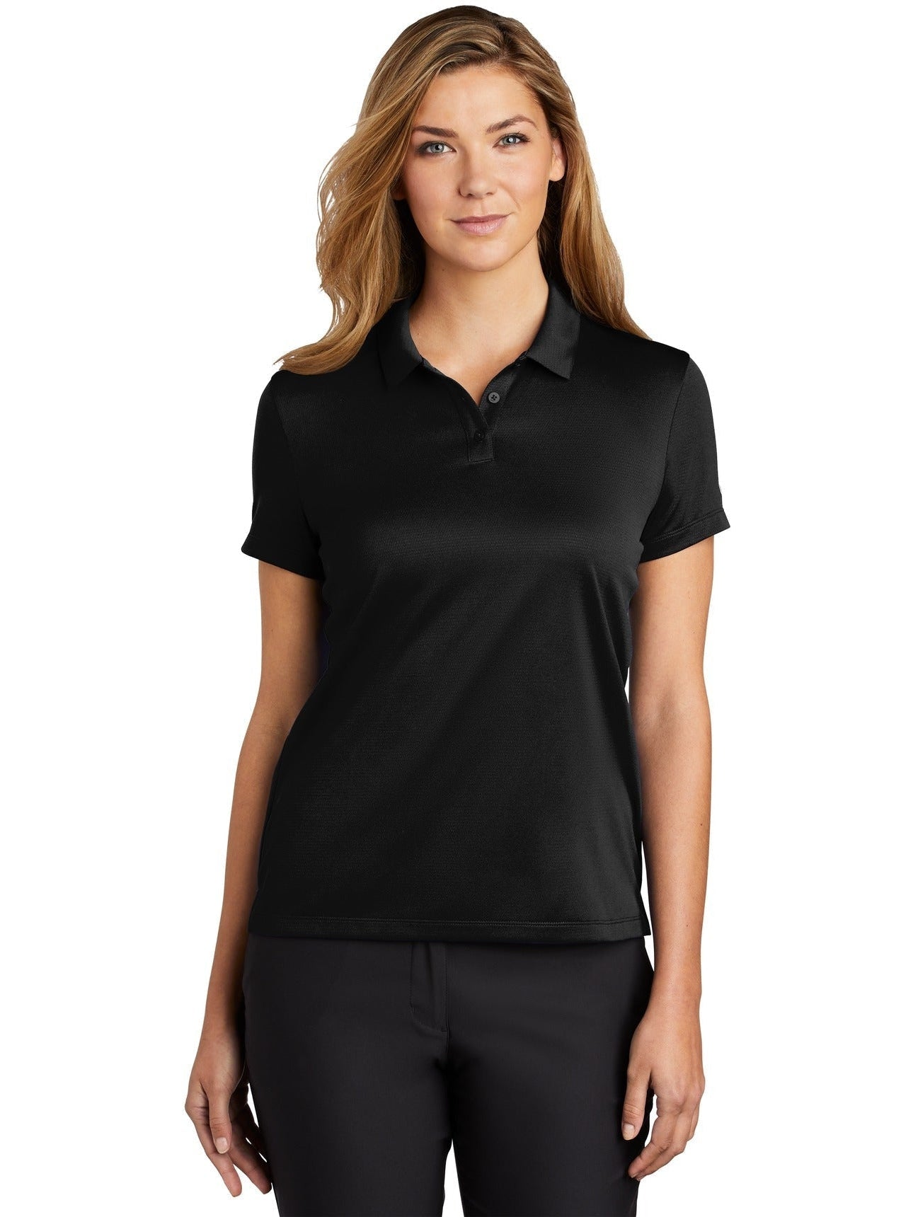 no-logo NIKE Ladies Dry Essential Solid Polo-Regular-NIKE-Thread Logic