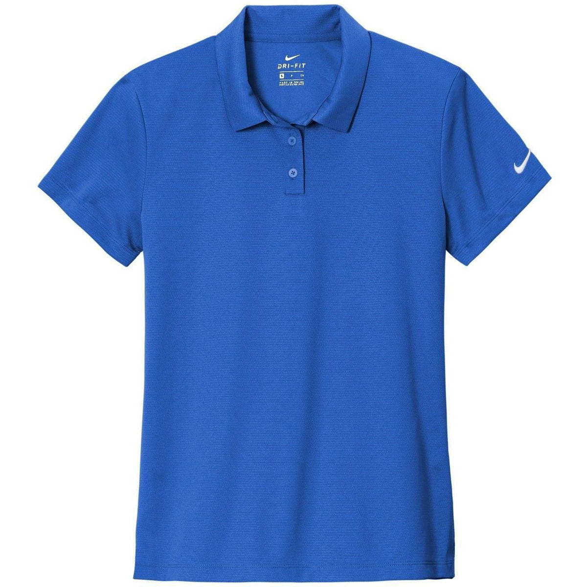 no-logo NIKE Women's Dry Essential Solid Polo-Regular-Nike-Game Royal-S-Thread Logic