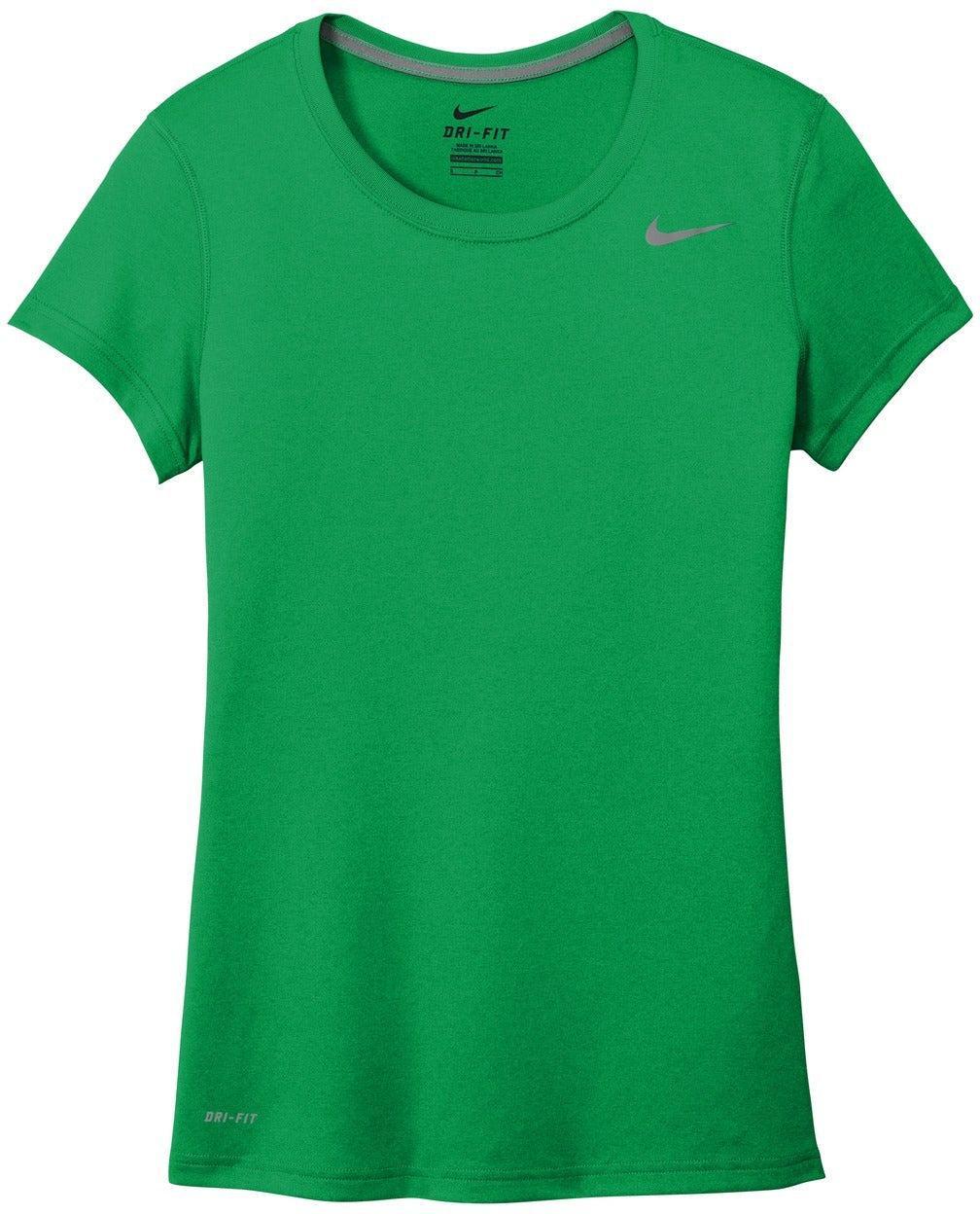 No-Logo CLOSEOUT - NIKE Ladies Legend Tee-Polos-Nike-Apple Green-S-Thread Logic