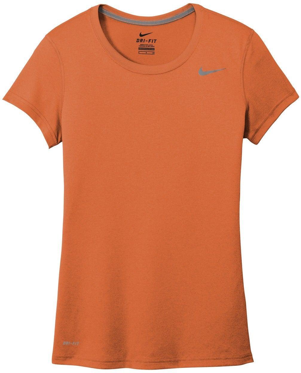 No-Logo CLOSEOUT - NIKE Ladies Legend Tee-Polos-Nike-Desert Orange-S-Thread Logic