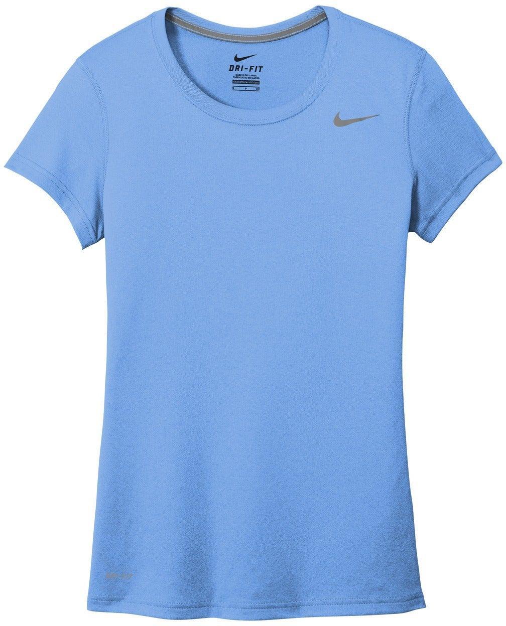 No-Logo CLOSEOUT - NIKE Ladies Legend Tee-Polos-Nike-Valor Blue-S-Thread Logic
