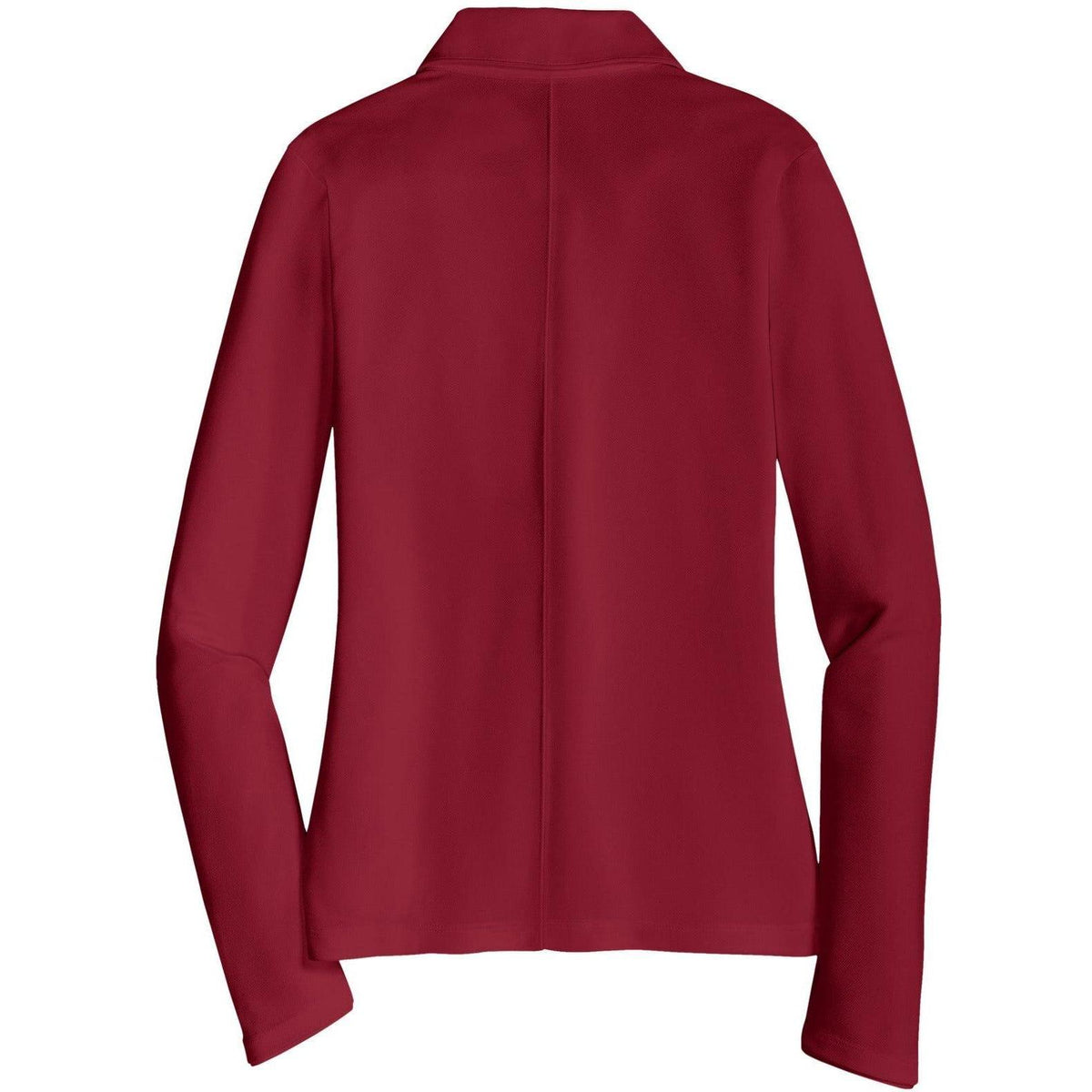 no-logo NIKE Women's Long Sleeve Dri-FIT Stretch Tech Polo-Polos-Nike-Thread Logic