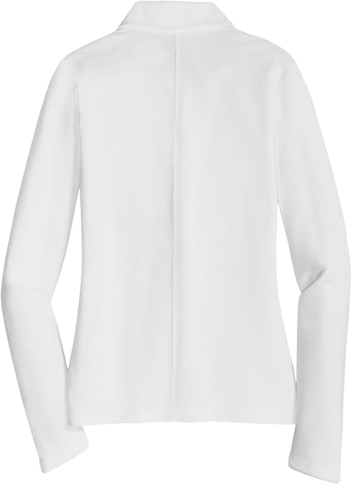 no-logo NIKE Ladies Long Sleeve Dri-FIT Stretch Tech Polo-Regular-NIKE-Thread Logic