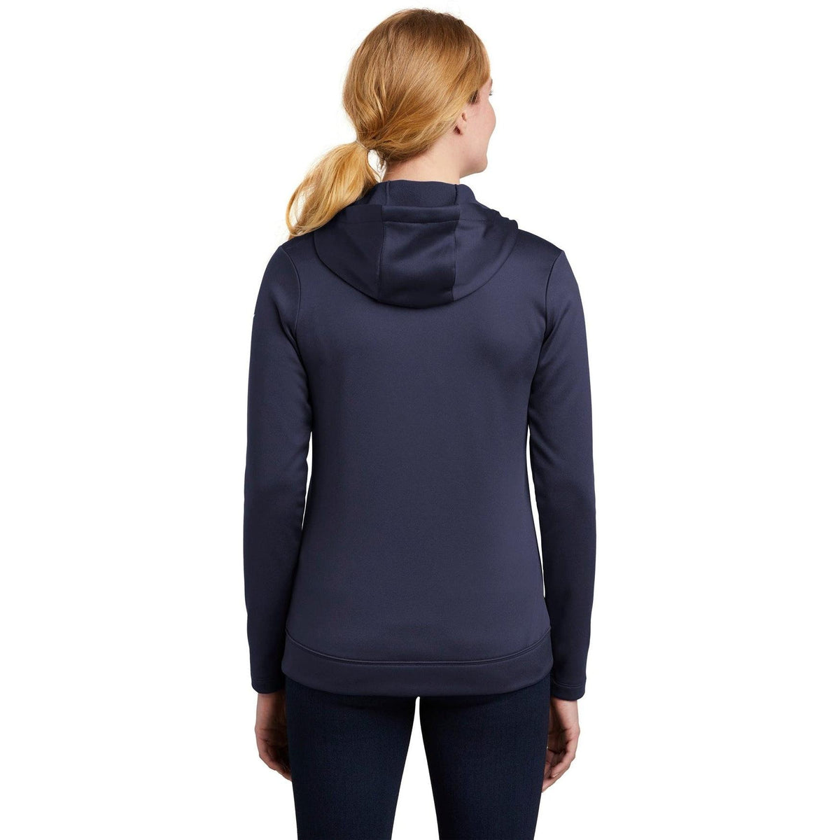 no-logo NIKE Women's Therma-FIT Full-Zip Fleece Hoodie-Full Zips-Nike-Thread Logic