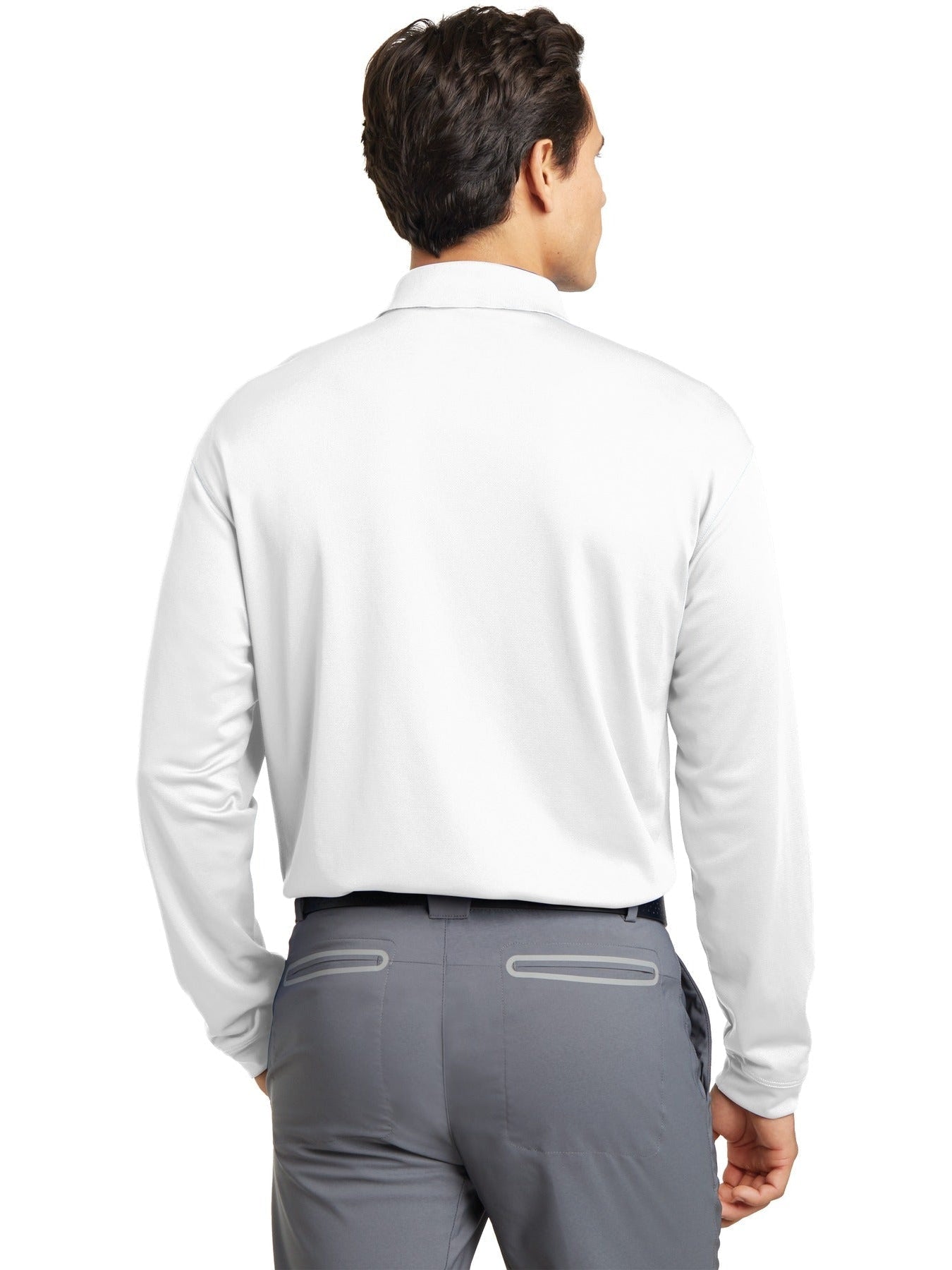 no-logo NIKE Long Sleeve Dri-FIT Stretch Tech Polo-Regular-NIKE-Thread Logic