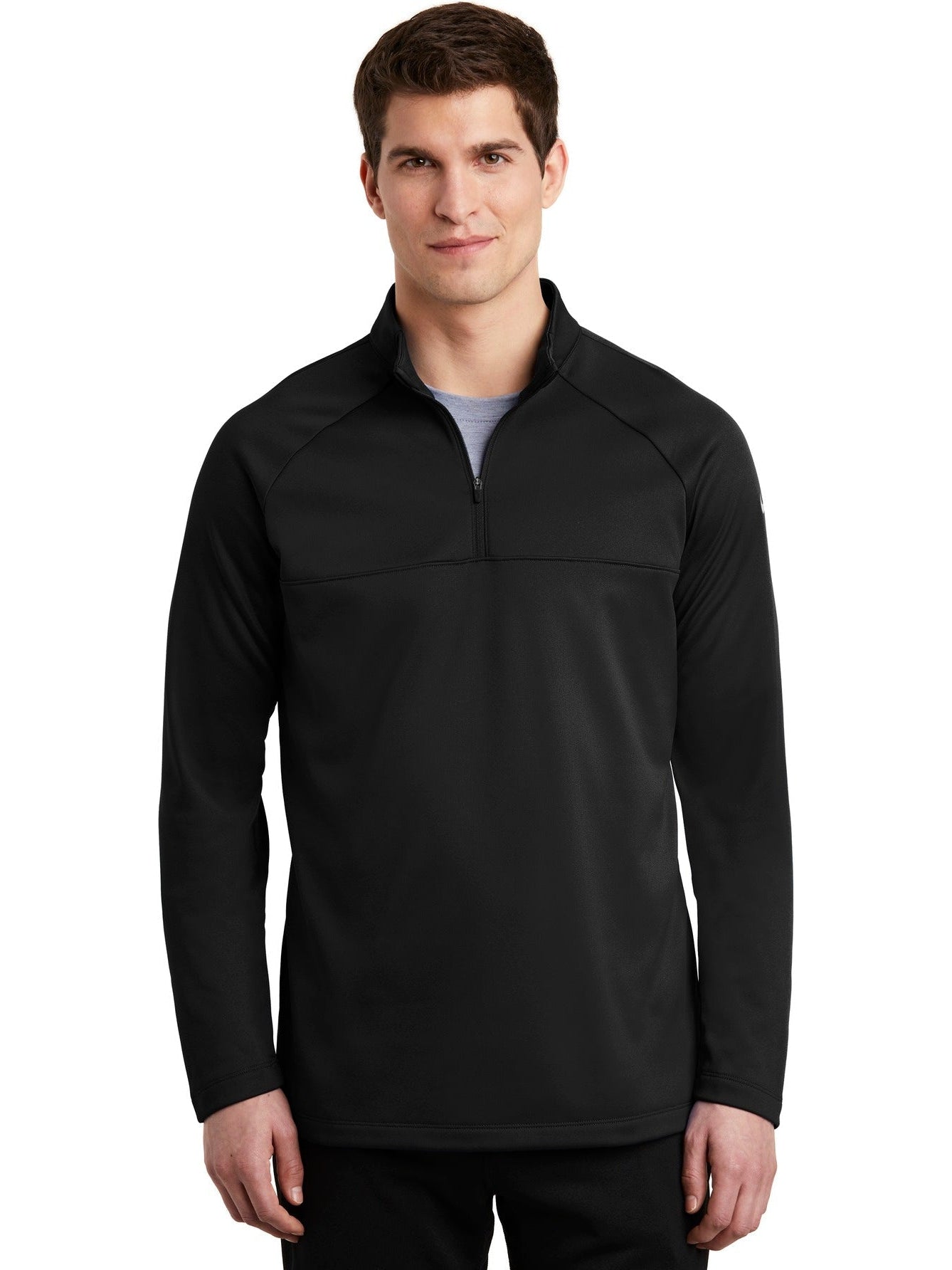 no-logo NIKE Therma-FIT 1/2-Zip Fleece-Regular-NIKE-Thread Logic