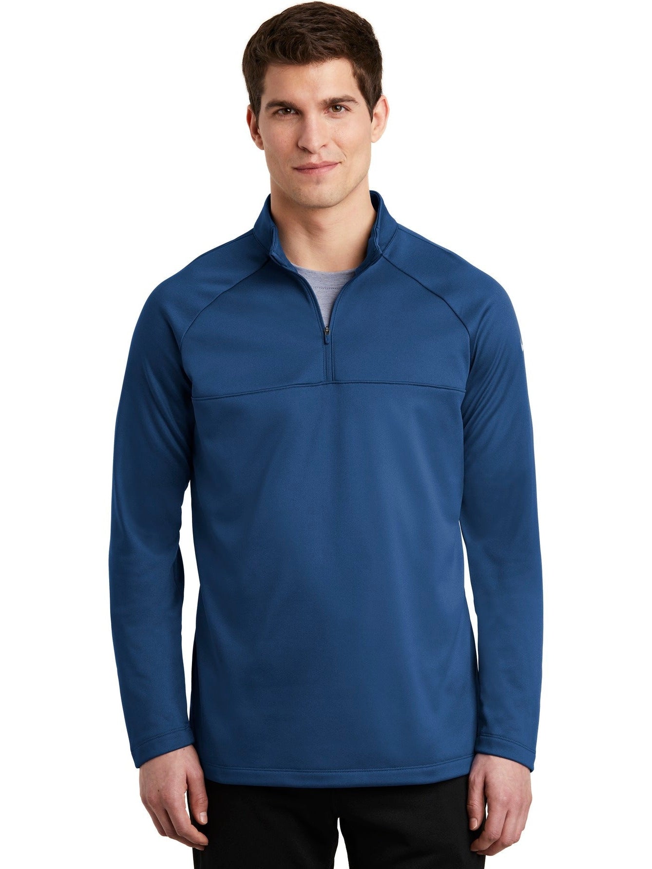 no-logo NIKE Therma-FIT 1/2-Zip Fleece-Regular-NIKE-Thread Logic