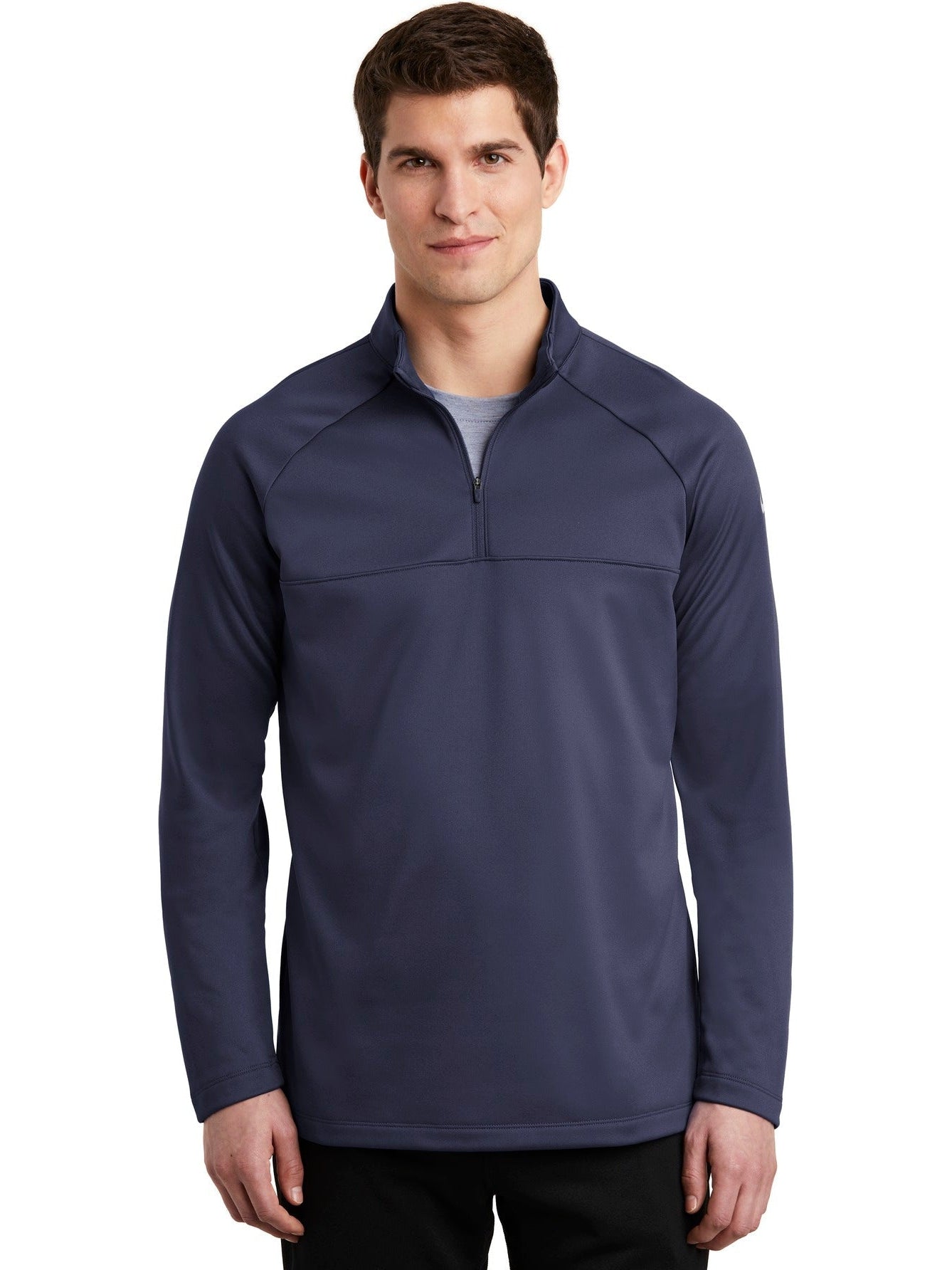 no-logo NIKE Therma-FIT 1/2-Zip Fleece-Regular-NIKE-Thread Logic