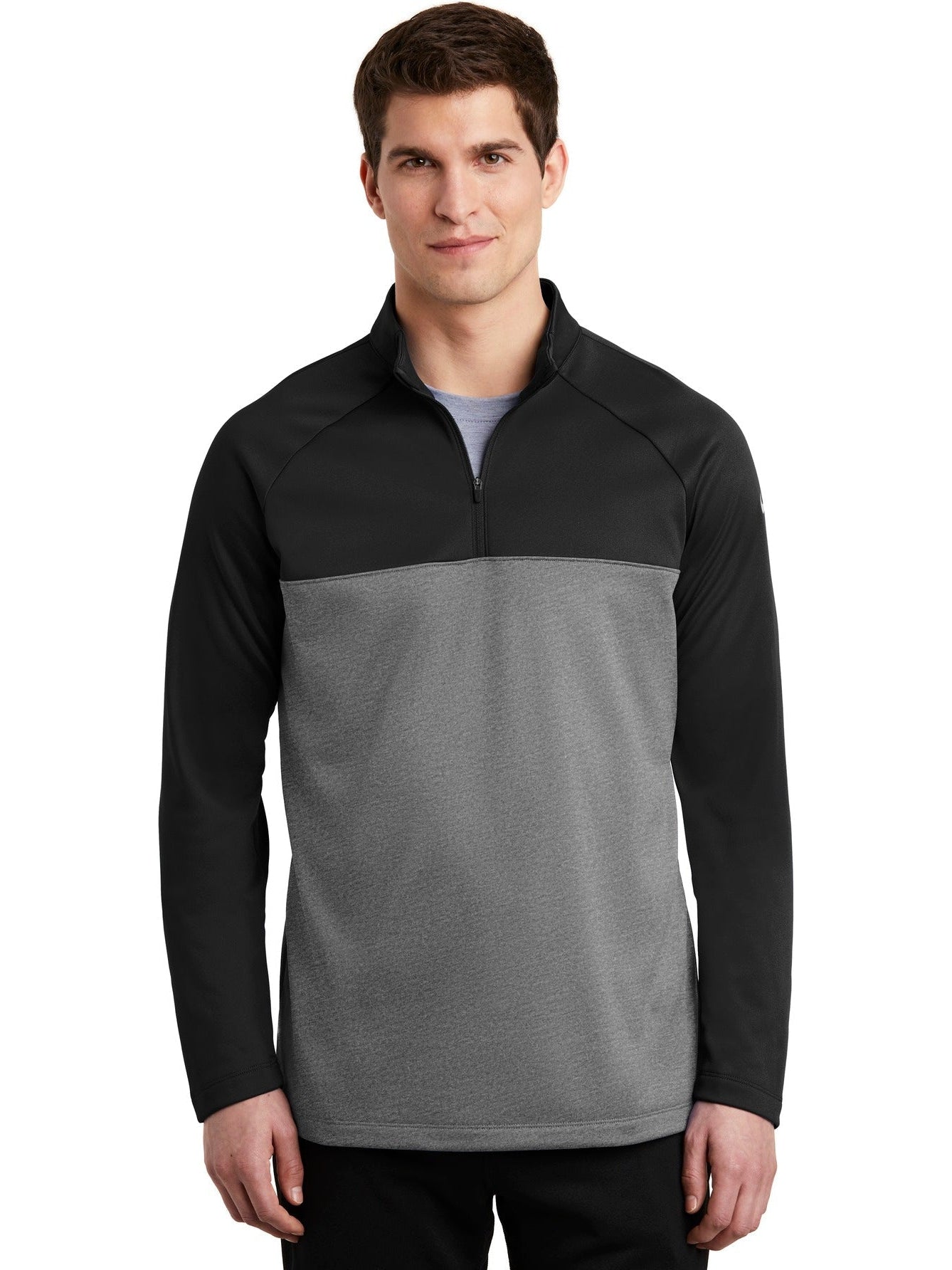 no-logo NIKE Therma-FIT 1/2-Zip Fleece-Regular-NIKE-Thread Logic