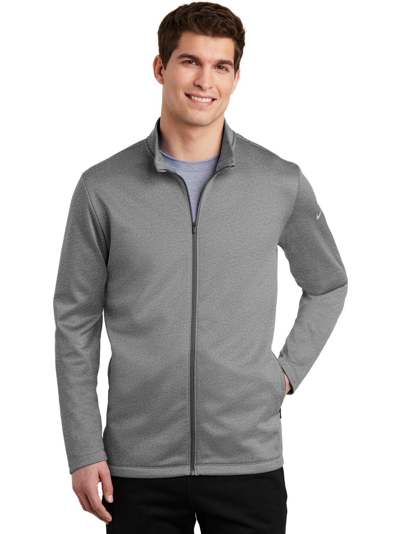 no-logo NIKE Therma-FIT Full-Zip Fleece-Regular-NIKE-Thread Logic