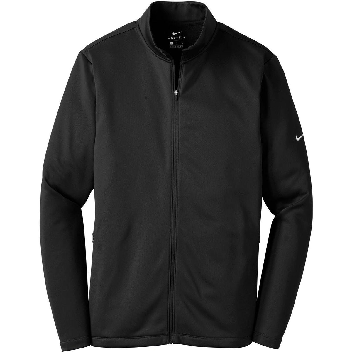 no-logo CLOSEOUT - NIKE Therma-FIT Full-Zip Fleece-Active-Nike-Black-XS-Thread Logic