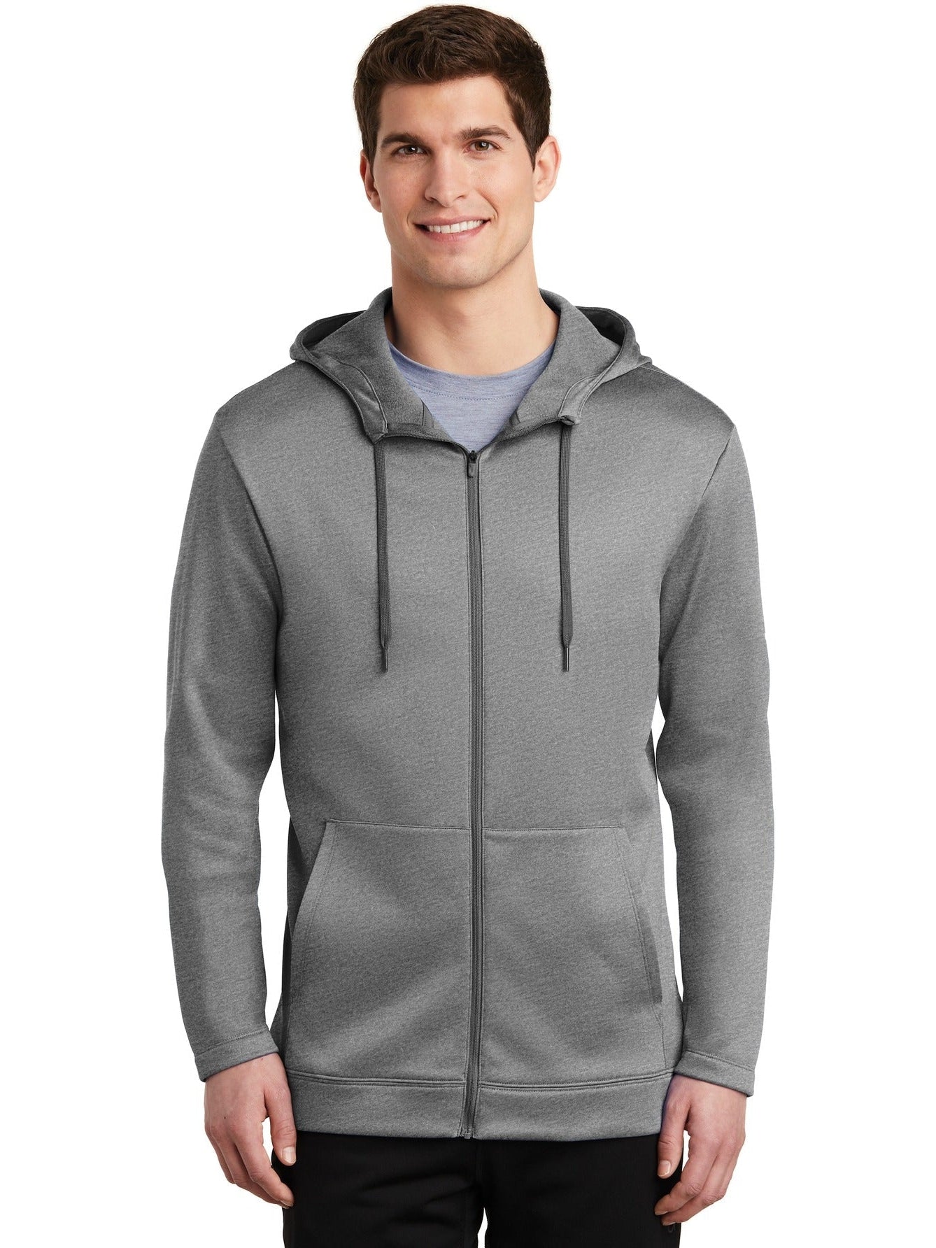 no-logo NIKE Therma-FIT Full-Zip Fleece Hoodie-Regular-NIKE-Thread Logic