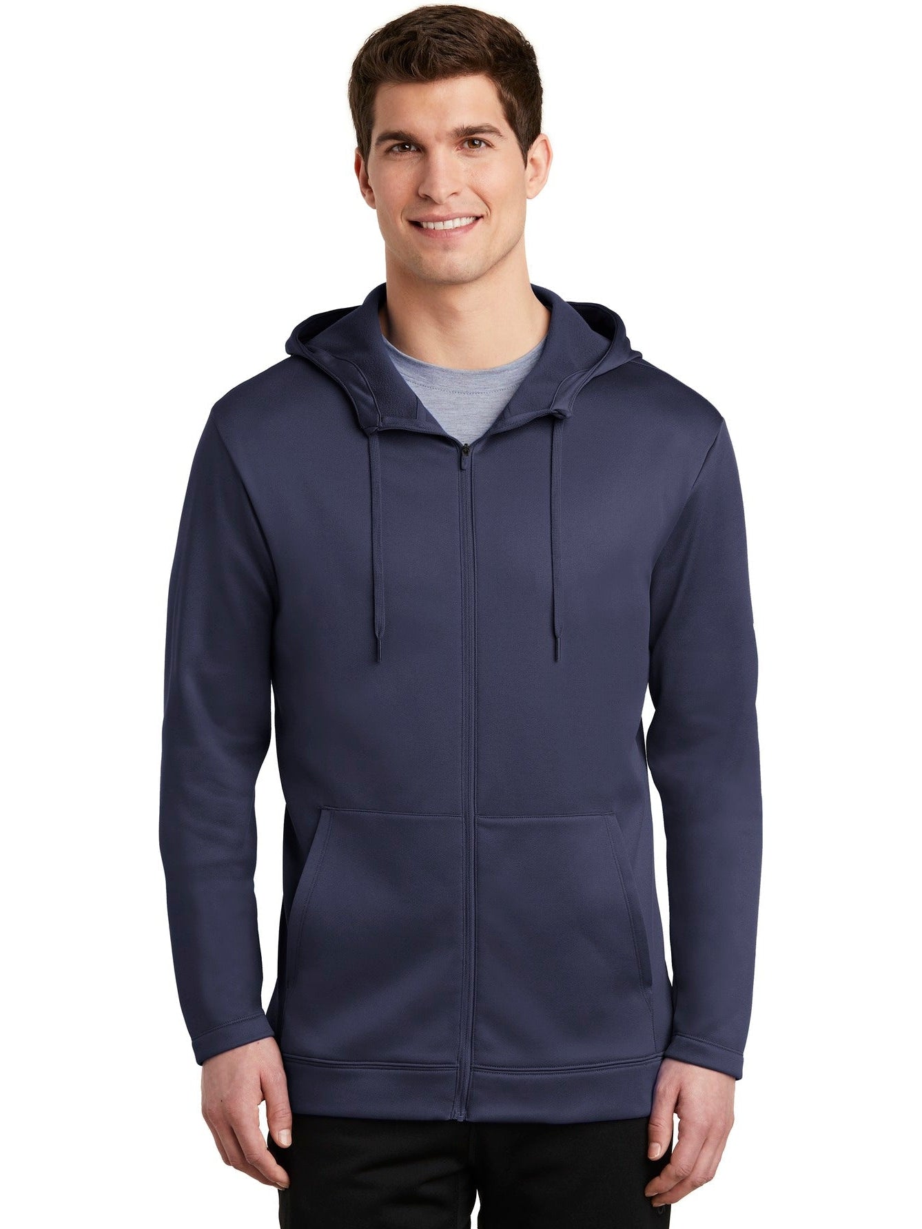 no-logo NIKE Therma-FIT Full-Zip Fleece Hoodie-Regular-NIKE-Thread Logic