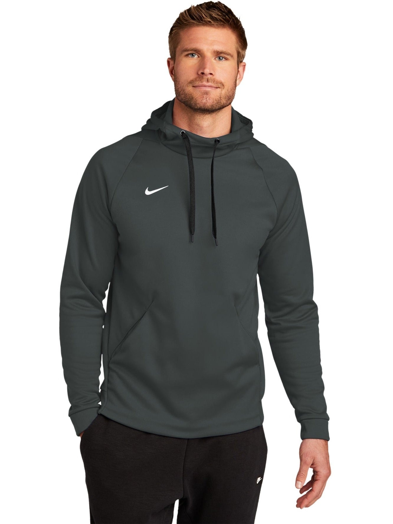 no-logo NIKE Therma-FIT Pullover Fleece Hoodie-Regular-NIKE-Thread Logic