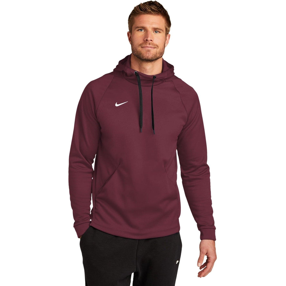 no-logo NIKE Therma-FIT Pullover Fleece Hoodie-Regular-NIKE-Thread Logic