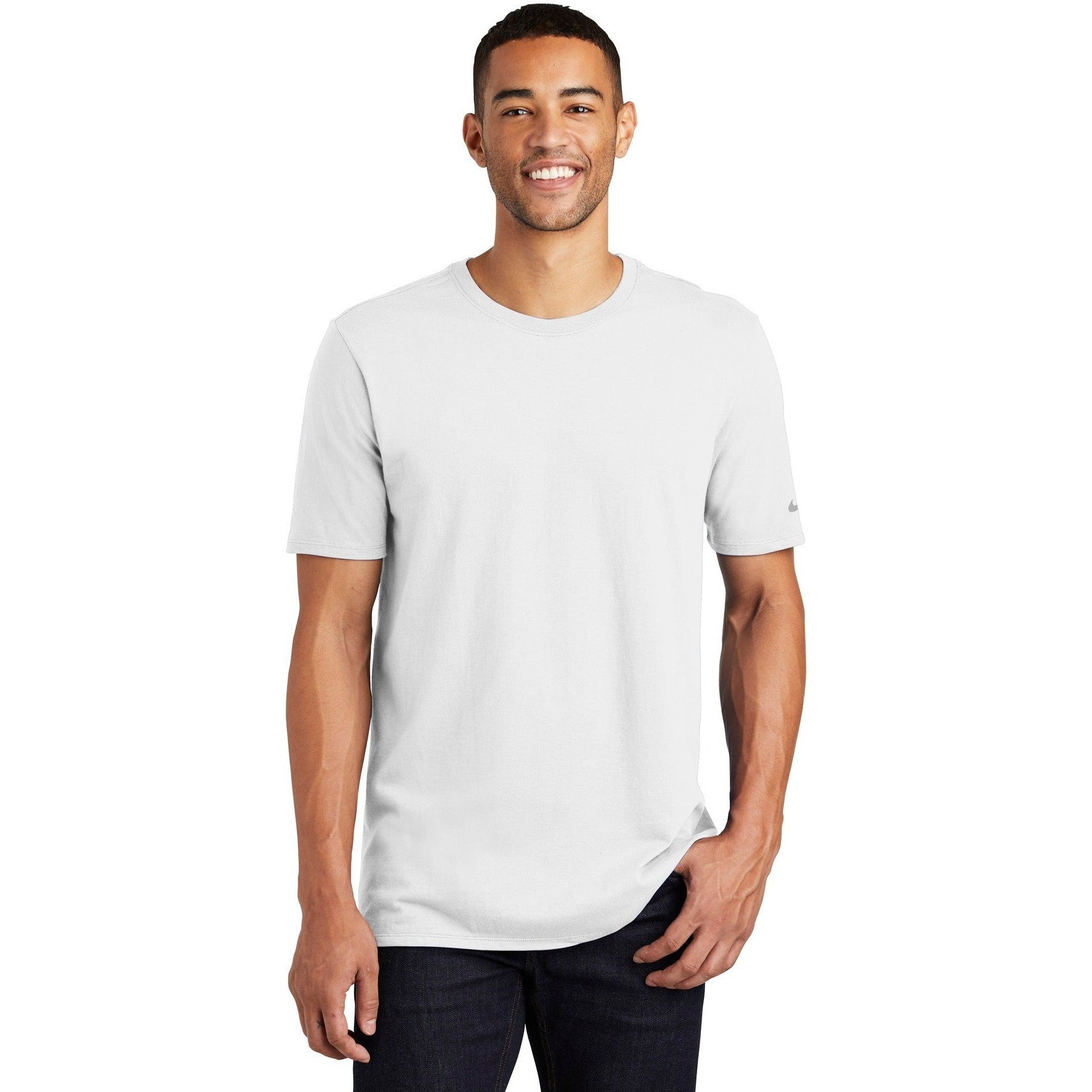 no-logo CLOSEOUT - Nike Core Cotton Tee-Nike-White-M-Thread Logic