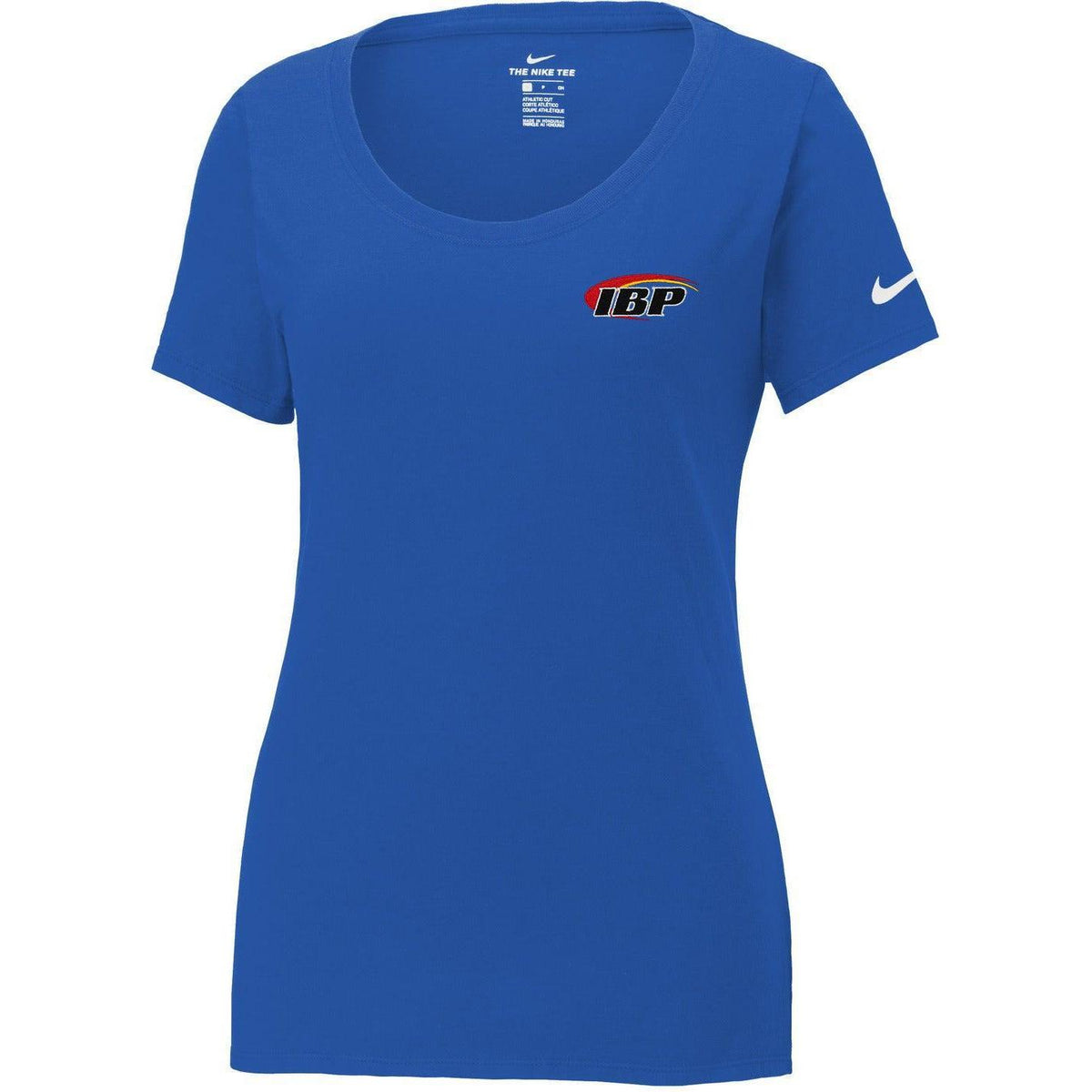 no-logo NIKE Women's Dri-FIT Cotton/Poly Scoop Neck Tee-Polos-Nike-Thread Logic