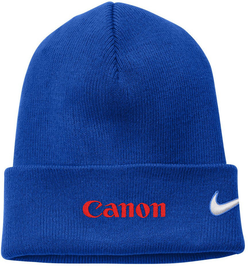 Nike Team Cuffed Beanie NKFB6539 with custom embroidery Thread Logic