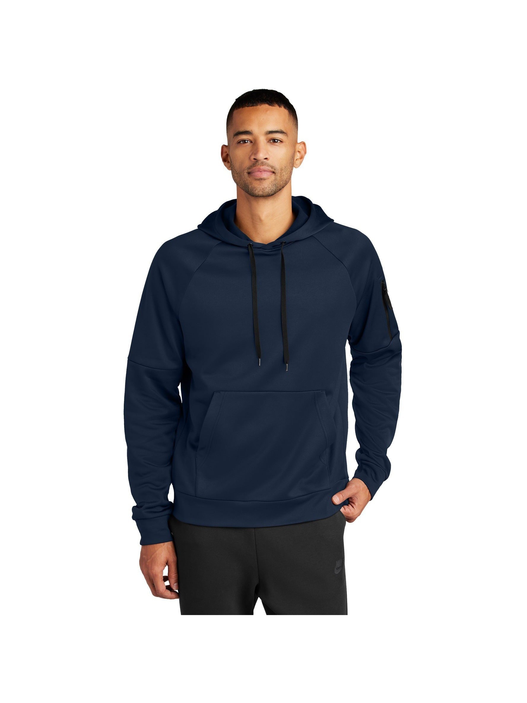 no-logo Nike Therma-FIT Pocket Pullover Fleece Hoodie-Nike-Thread Logic