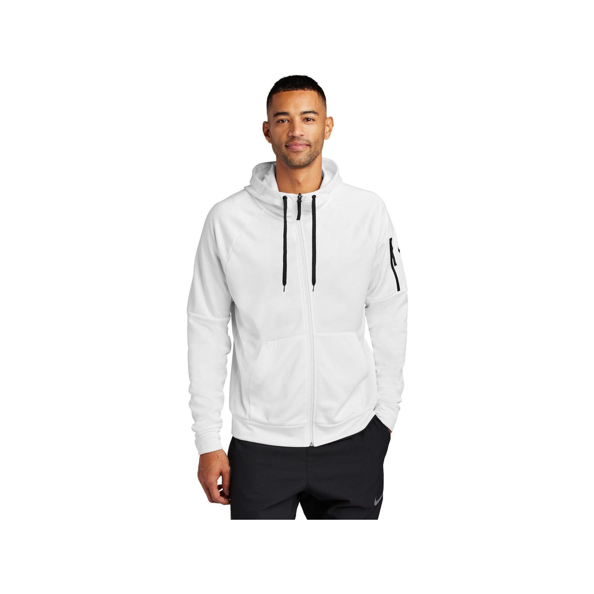 no-logo Nike Therma-FIT Pocket Full-Zip Fleece Hoodie-Nike-Thread Logic