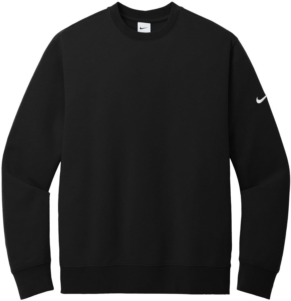 Nike Club Fleece Sleeve Swoosh Crew