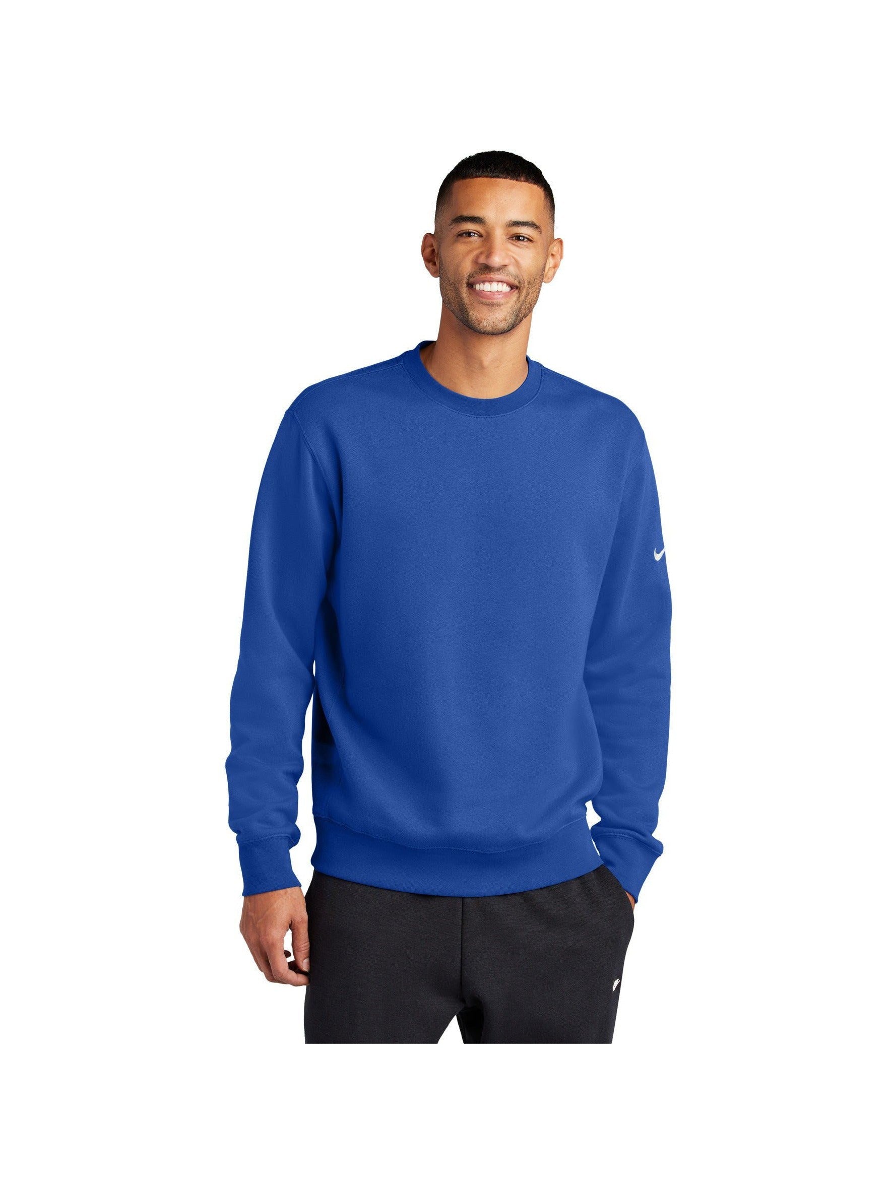 no-logo Nike Club Fleece Sleeve Swoosh Crew-Nike-Thread Logic