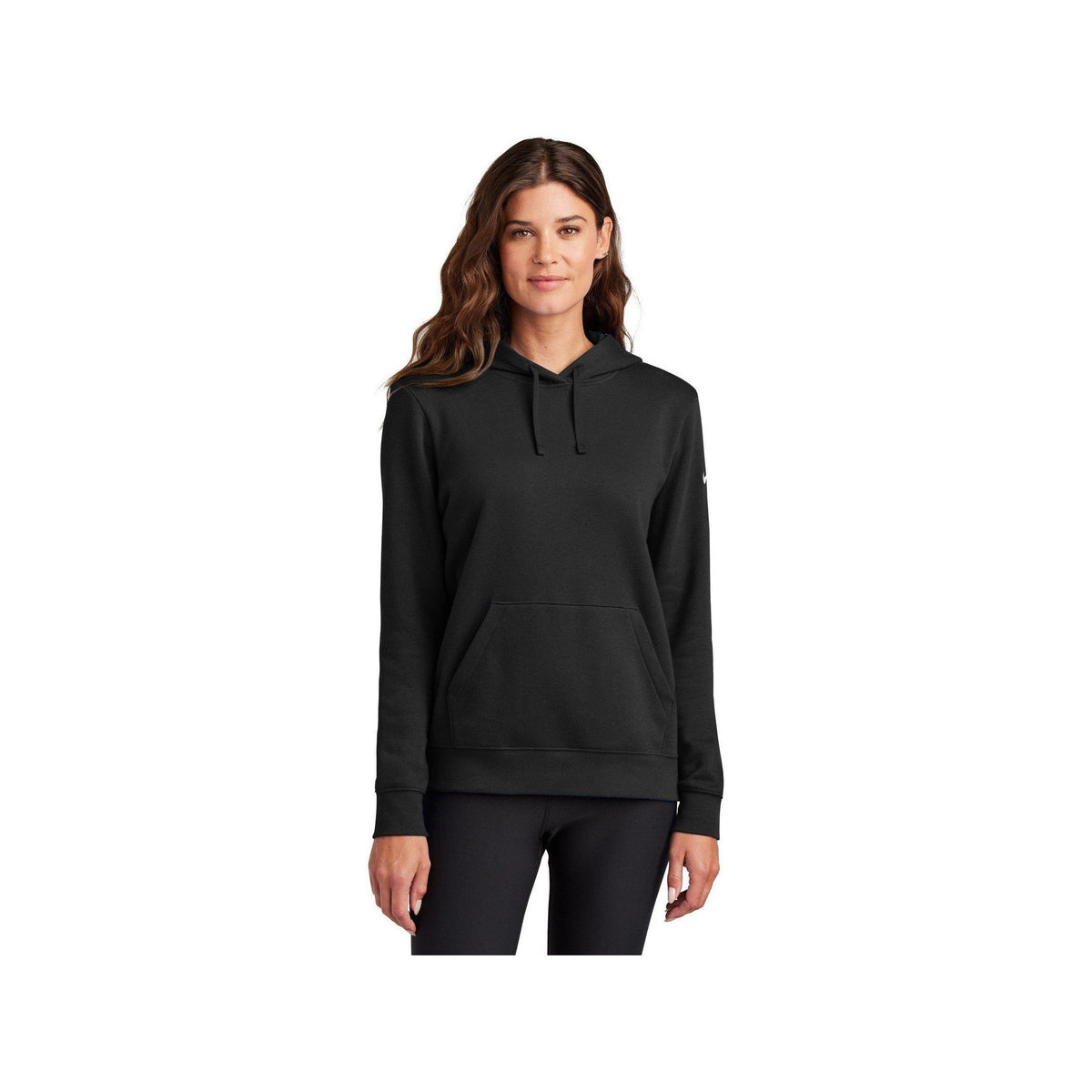 no-logo Nike Ladies Club Fleece Sleeve Swoosh Pullover Hoodie-Nike-Thread Logic